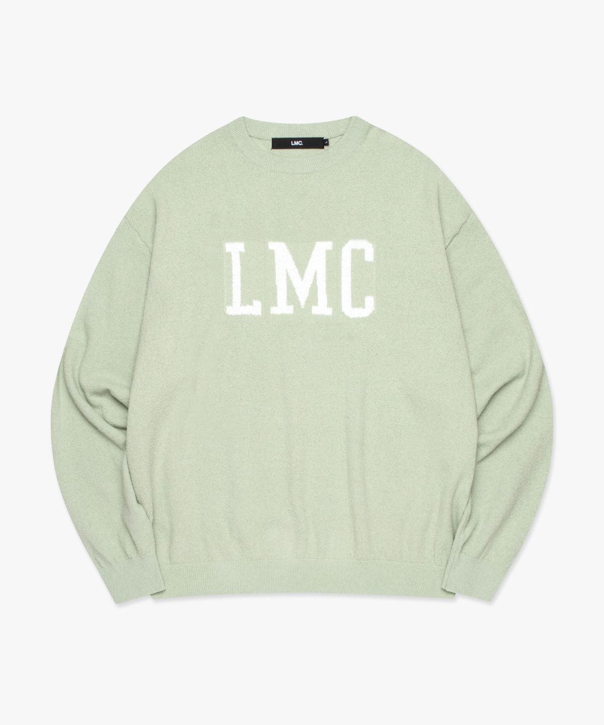 엘엠씨(LMC) BOUCLE KNIT SWEATER green