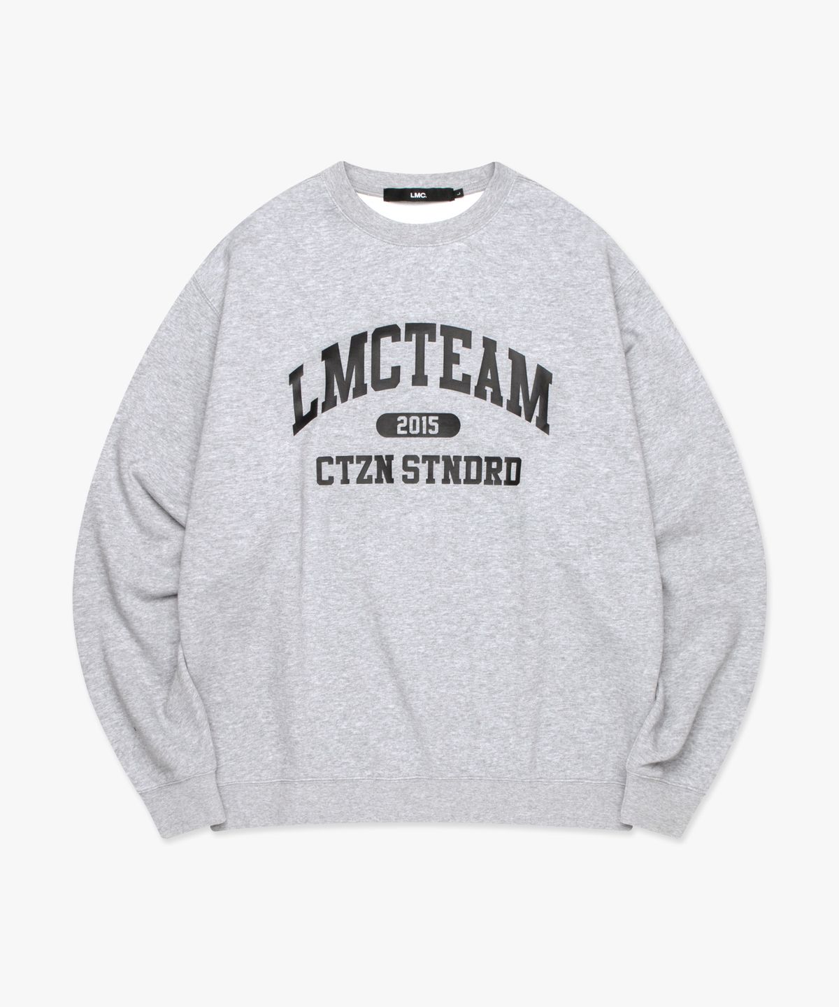 엘엠씨(LMC) TEAM ARCH COLLEGE SWEATSHIRT heather gray
