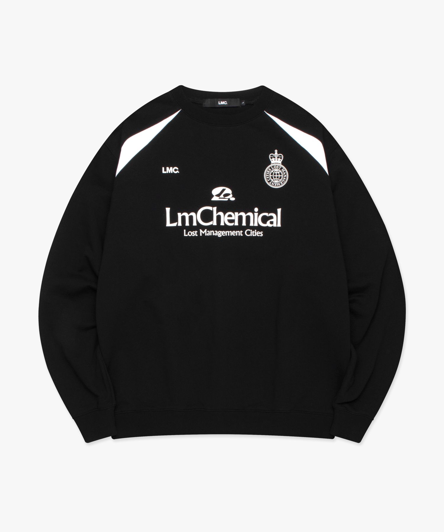 [ LMC ]★CHEMICAL SOCCER SWEATSHIRT MUSINSA | LMC CHEMICAL SOCCER SWEATSHIRT black