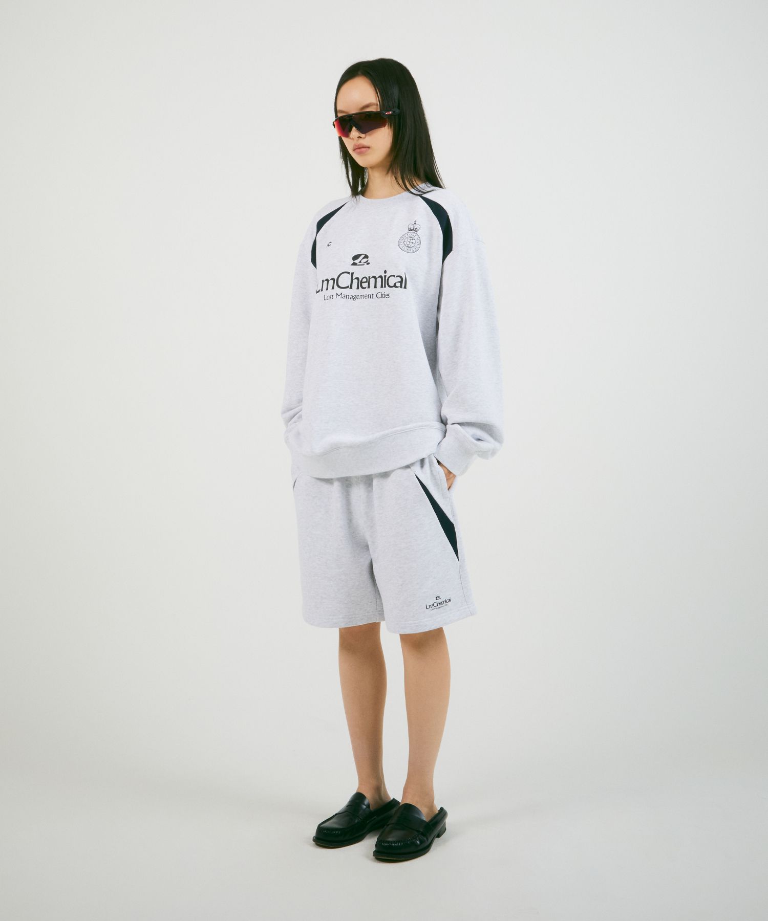 MUSINSA | LMC CHEMICAL SOCCER SWEATSHIRT light heather gray