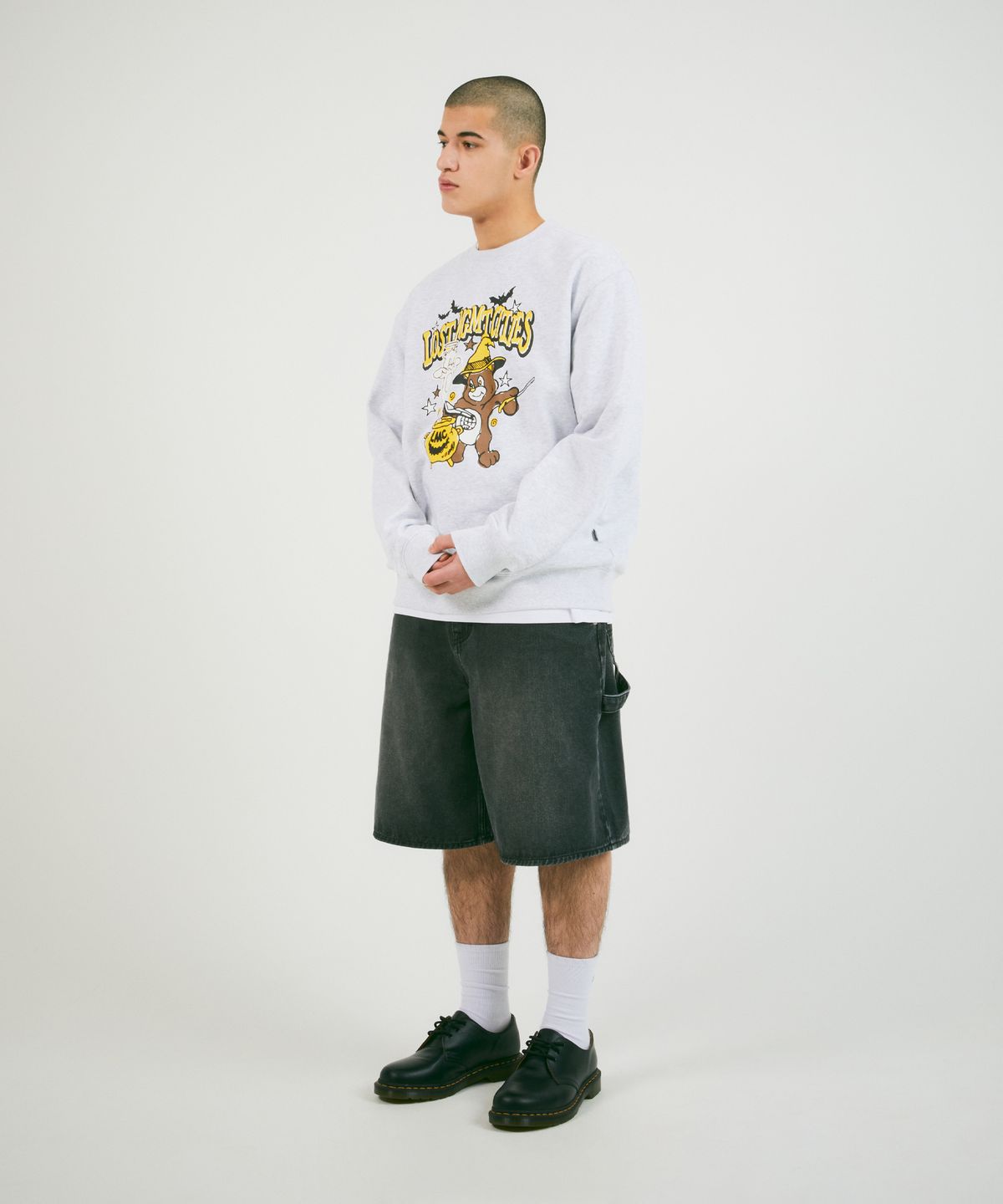 엘엠씨(LMC) WITCH CRAFT BEAR SWEATSHIRT black