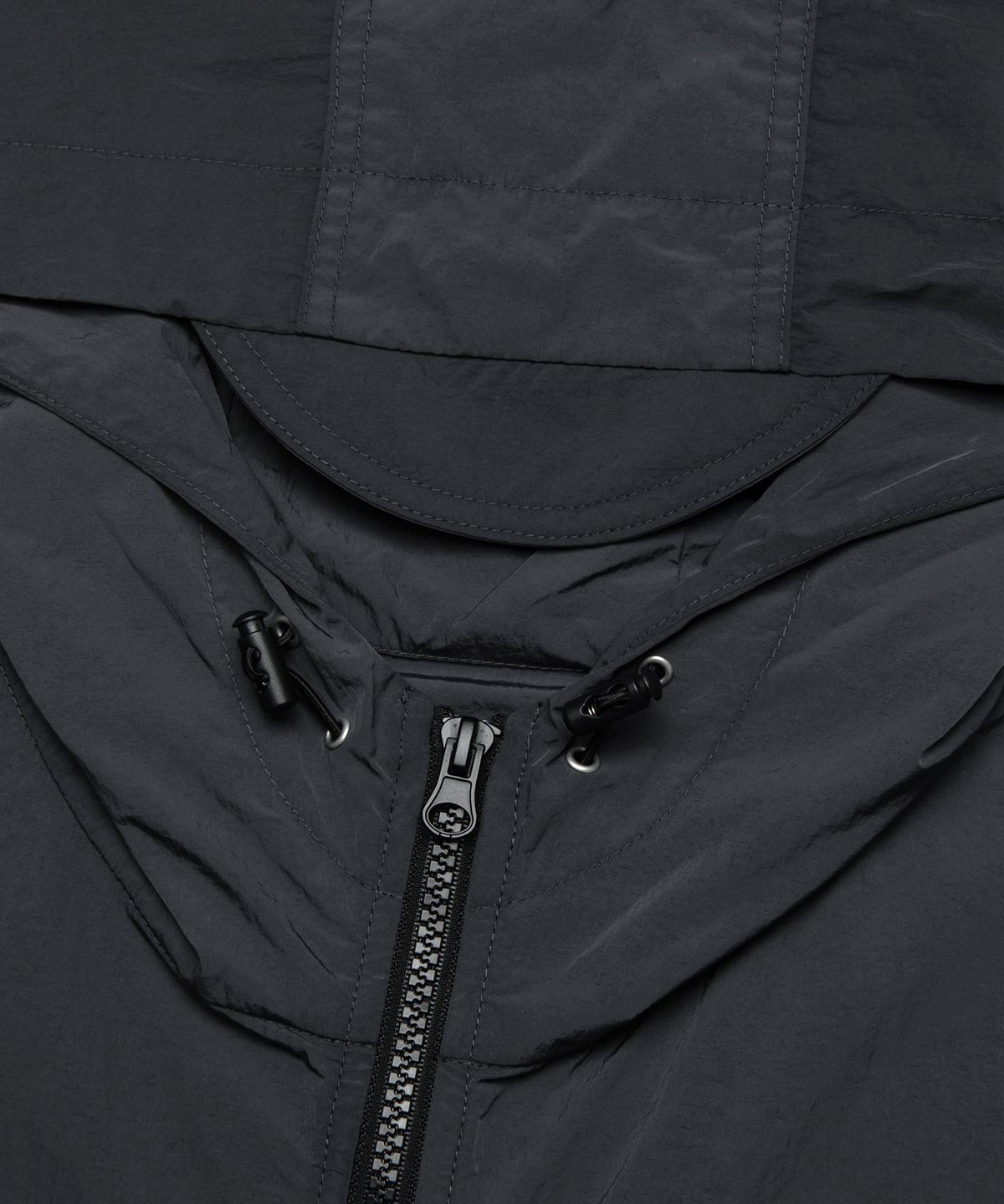 엘엠씨(LMC) OG NYLON HOODIE VEST charcoal