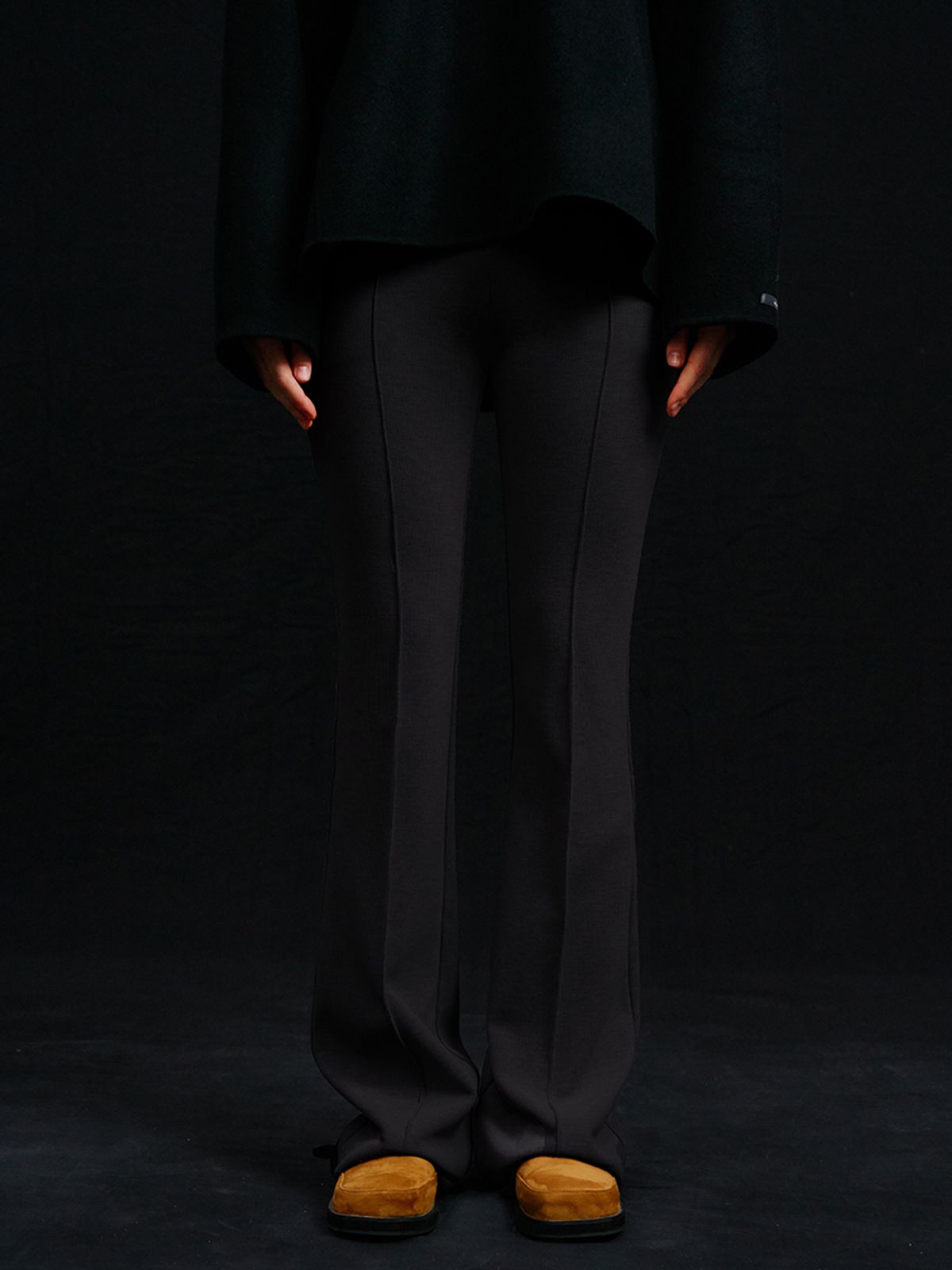위메농(OUI MAIS NON) Naomi boots cotton slim-pants