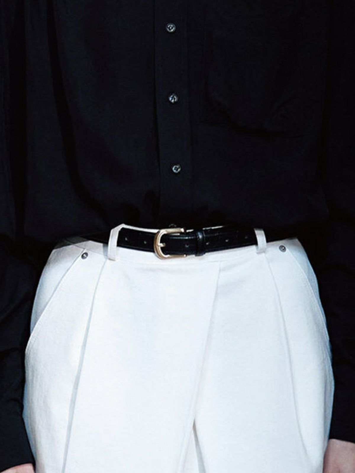 위메농(OUI MAIS NON) Sofia classic leather belt