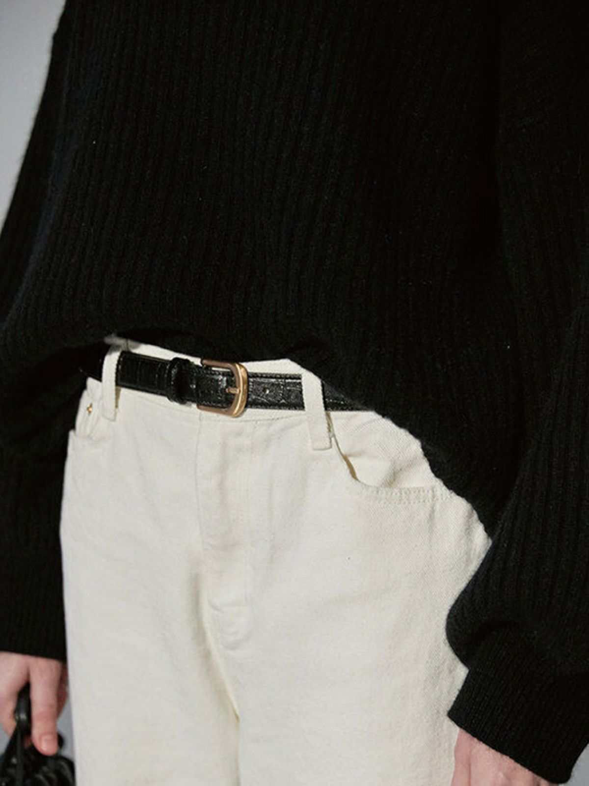 위메농(OUI MAIS NON) Sofia classic leather belt