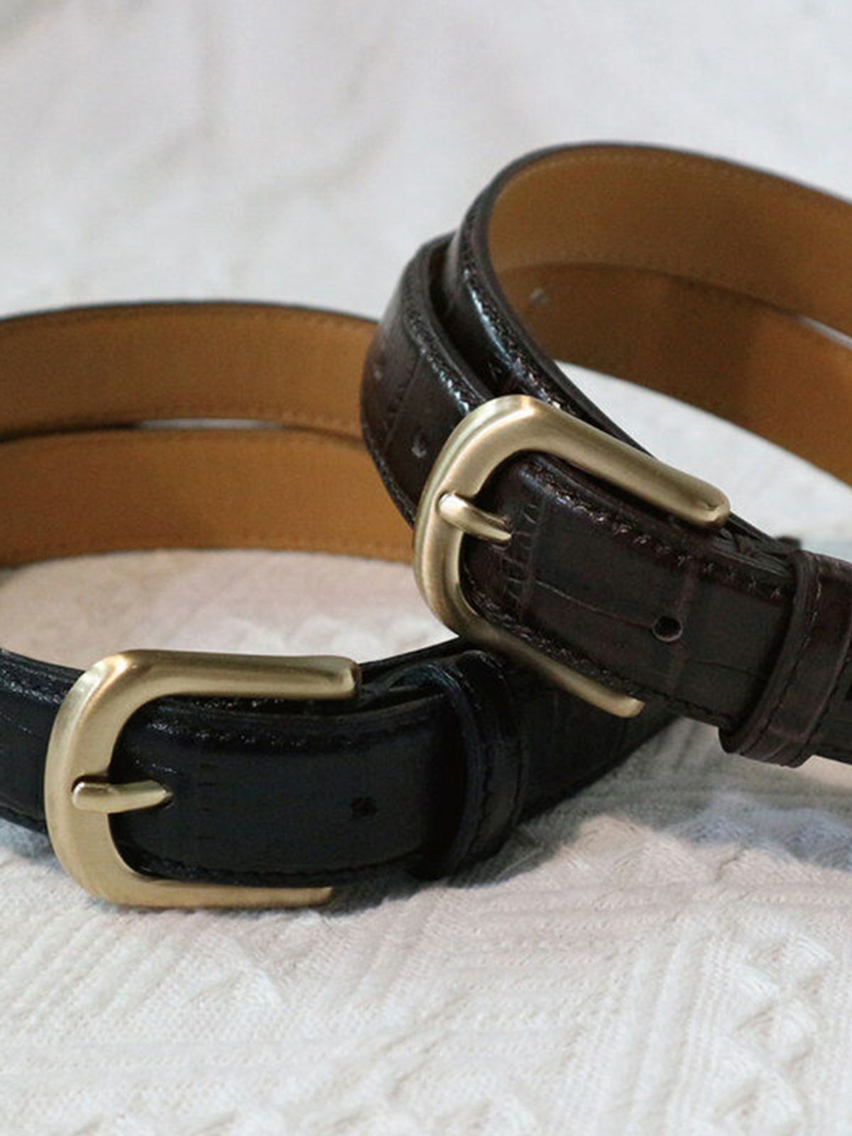 위메농(OUI MAIS NON) Sofia classic leather belt