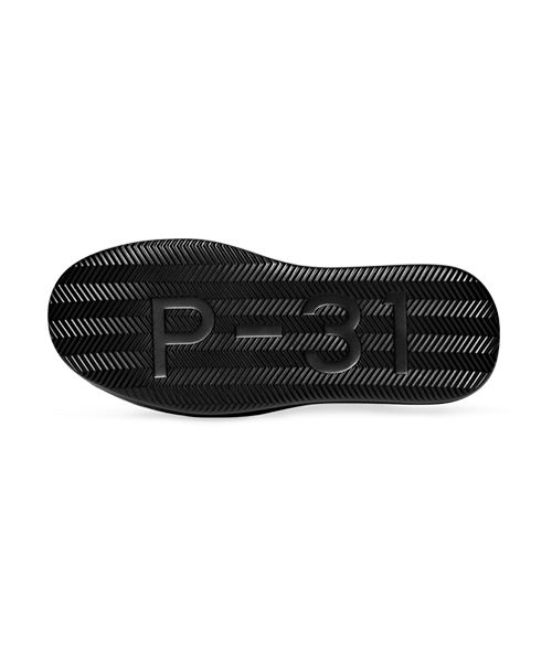MUSINSA | P-31 Oversole Black Label 7cm sneakers - Black Edition