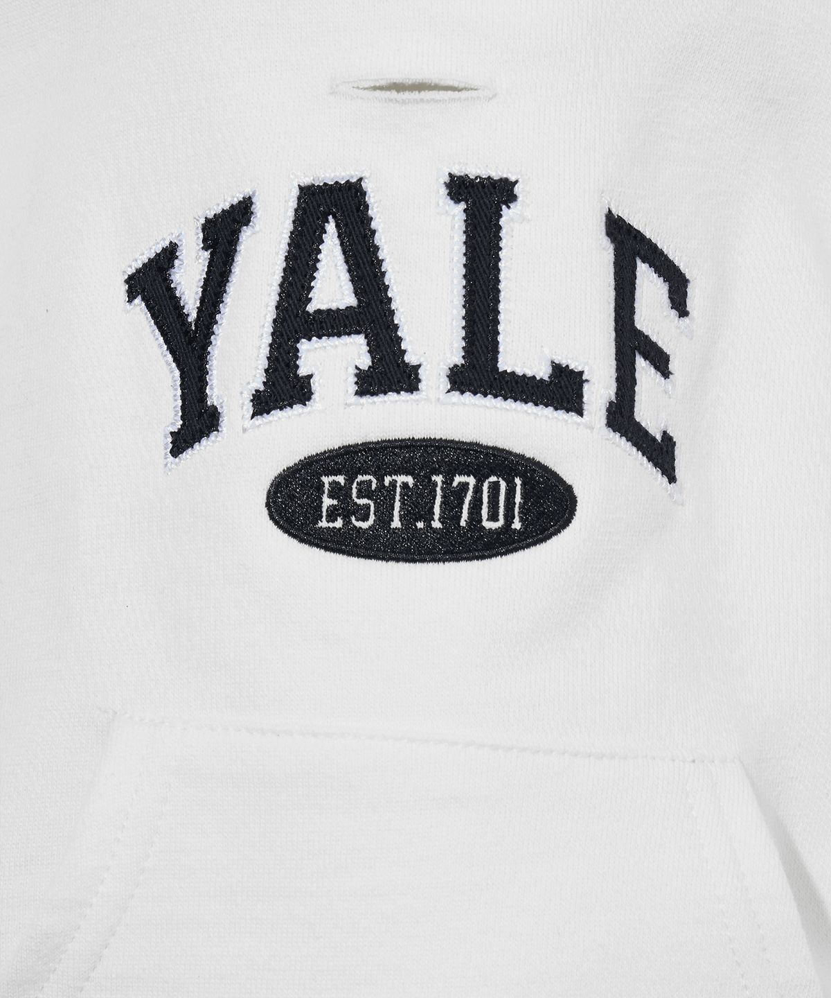 예일(YALE) 투톤아치 도기 후드_아이보리
