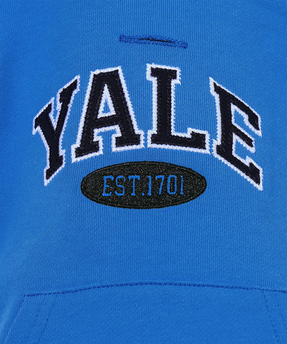 예일(YALE) 투톤아치 도기 후드_스트롱 블루