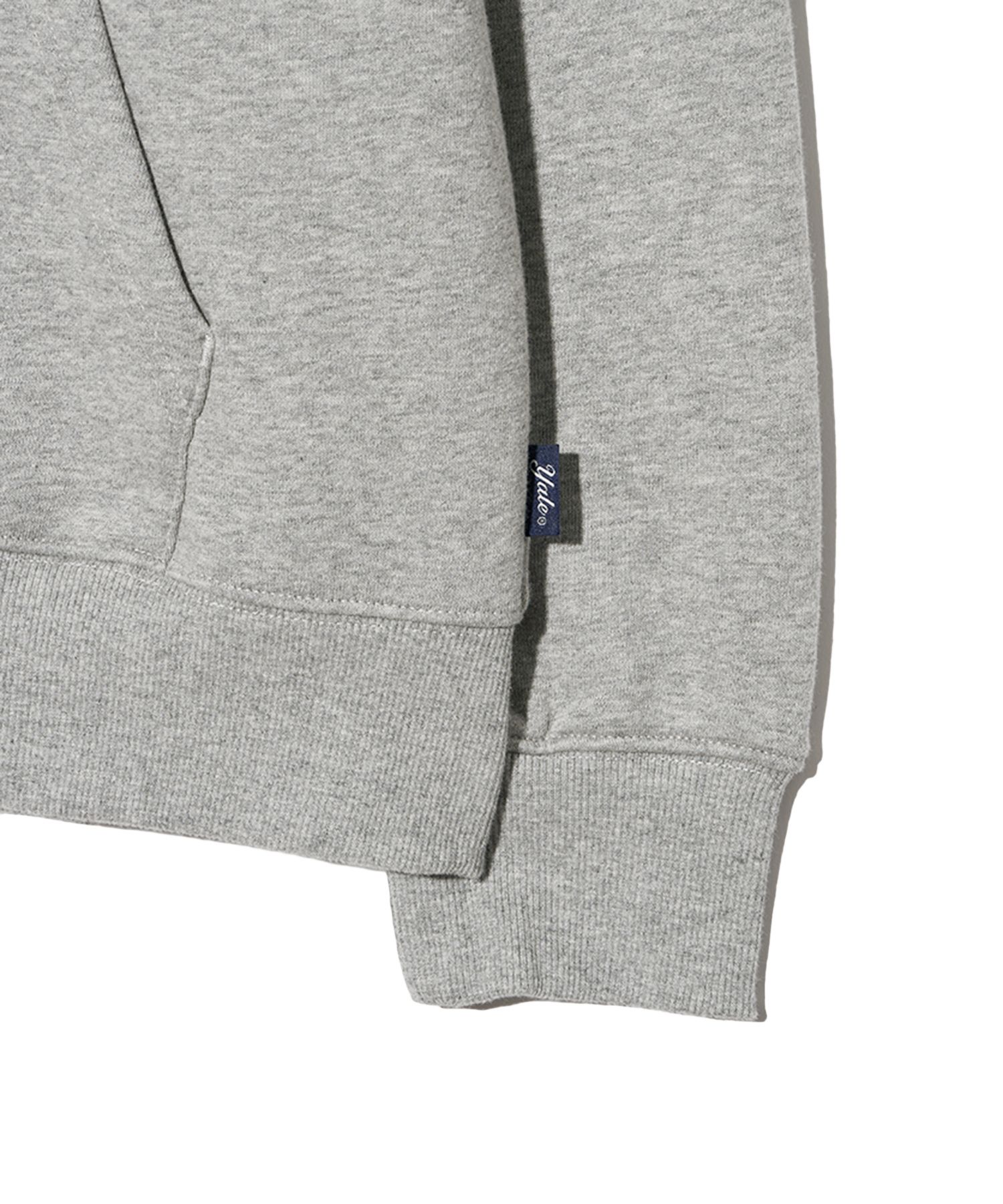 MUSINSA | YALE 2 TONE ARCH HOODIE ZIP-UP GRAY