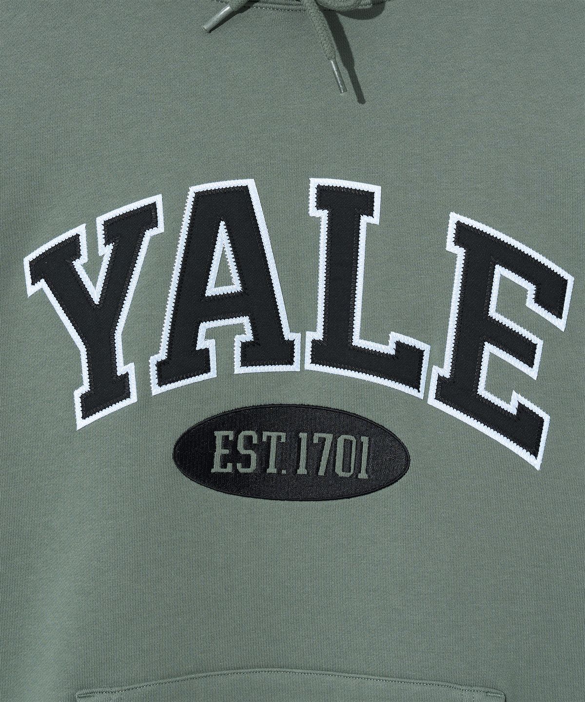 예일(YALE) 투톤아치 후드_라이트 카키