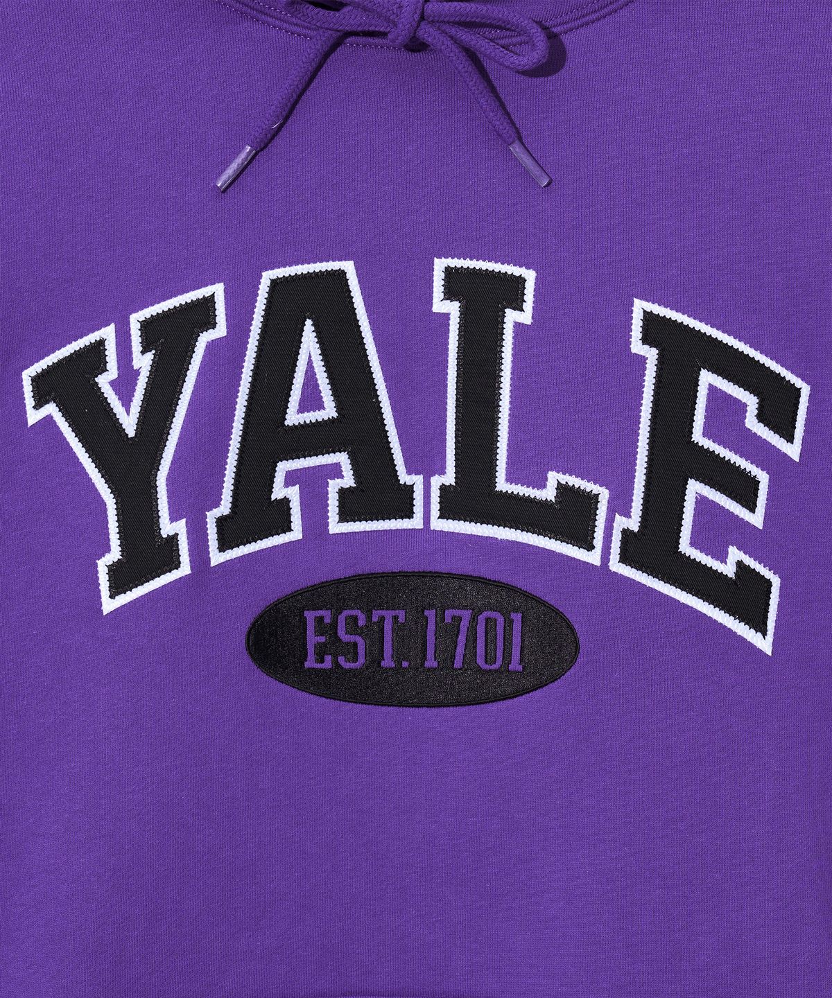 예일(YALE) 투톤아치 후드_퍼플