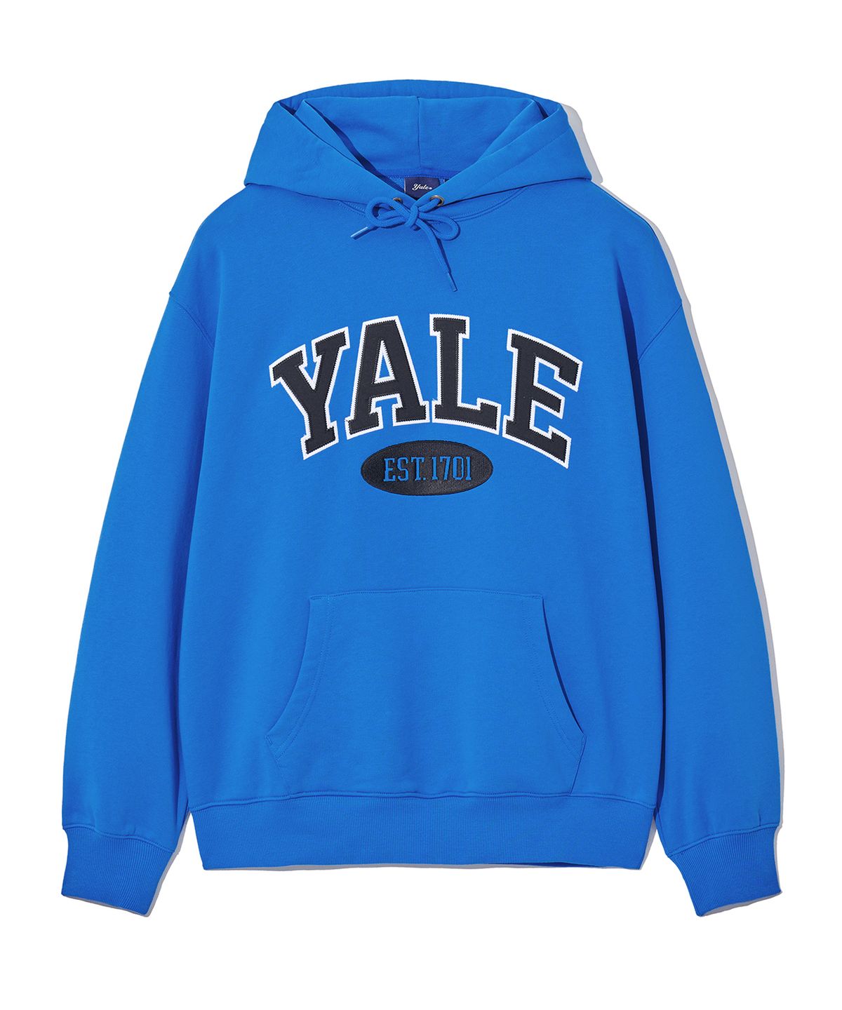 예일(YALE) 투톤아치 후드_스트롱 블루