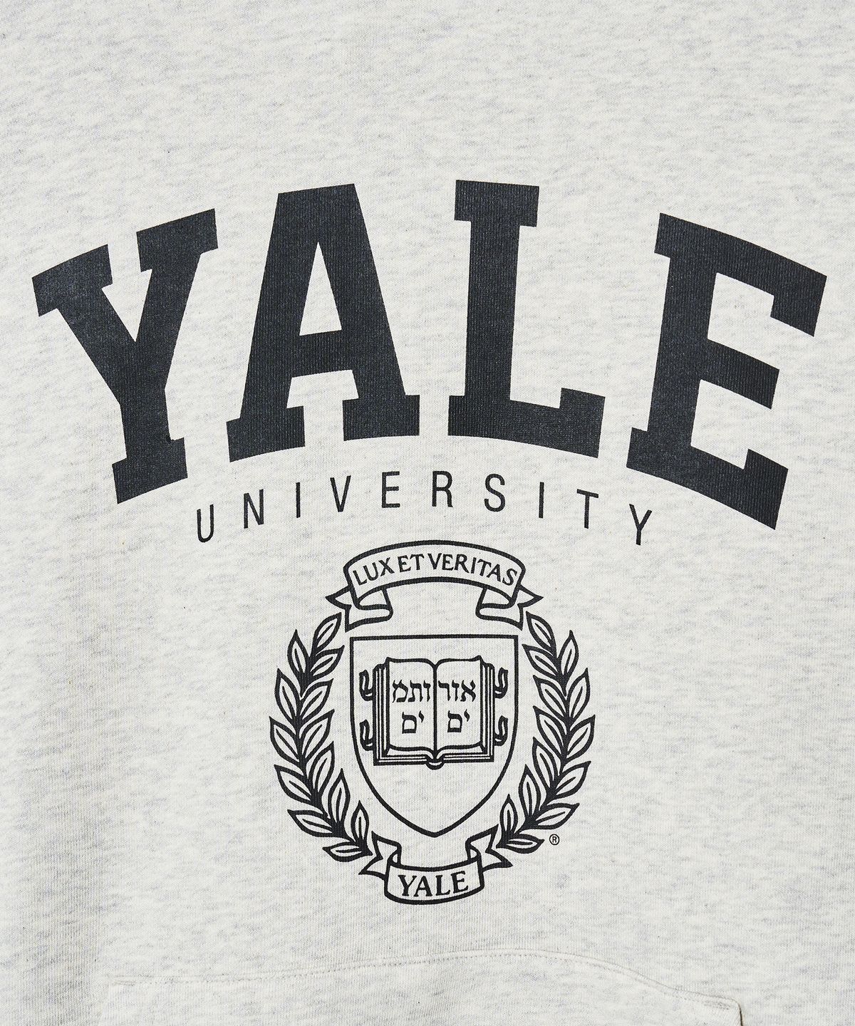 예일(YALE) EMBLEM HOODIE OATMEAL