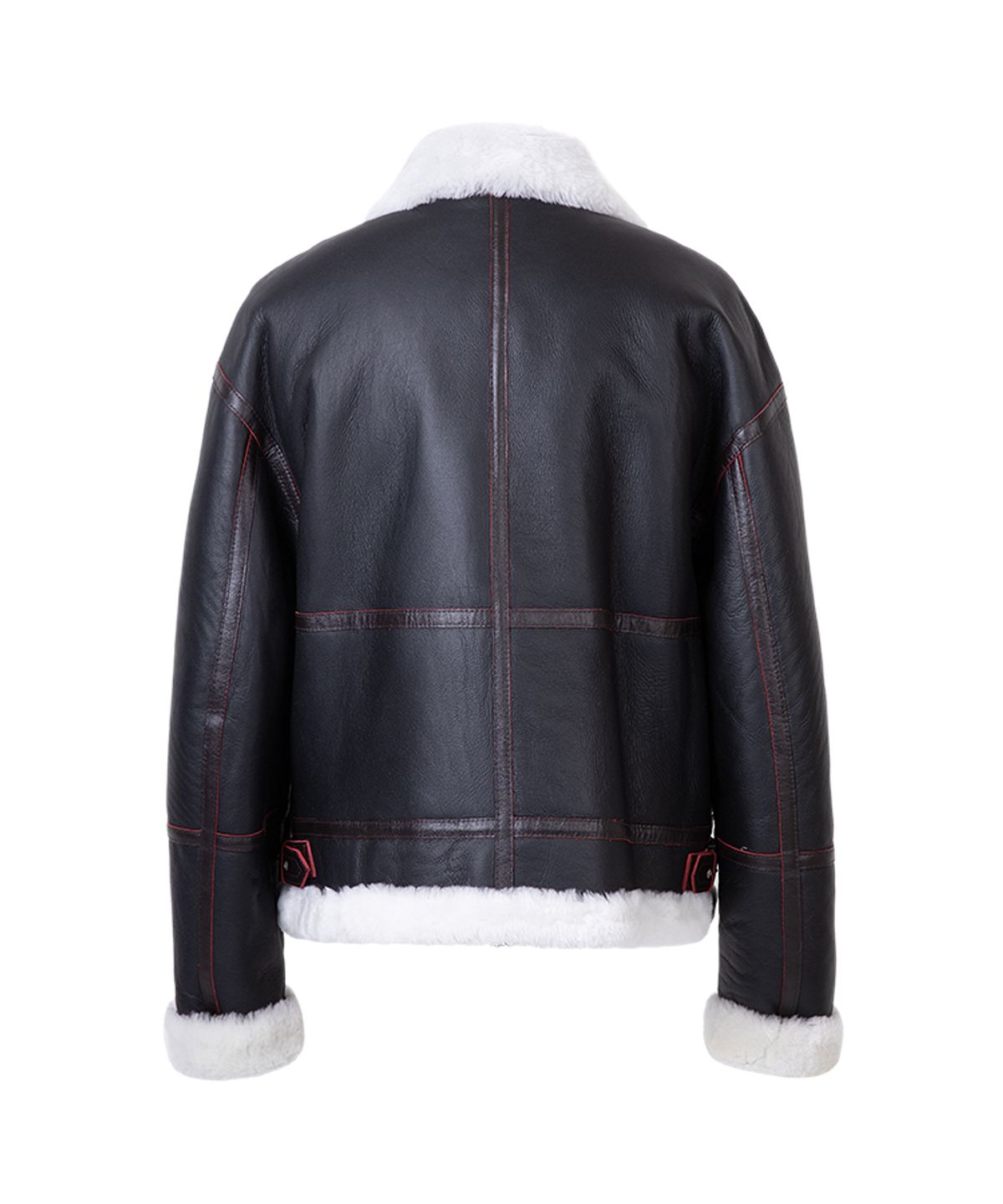 스트라이크(STRIKE) 아우라노스 램스킨 쉐어링 재킷 (BLACK)