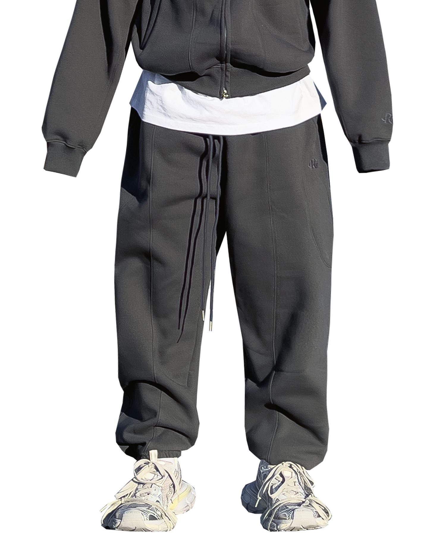 スウェットパンツ [ATTENTIONROW] Edition2. ANGLE CUT TRAINING JOGGER PANTS MUSINSA | ATTENTIONROW Edition2. Angle cut training jogger