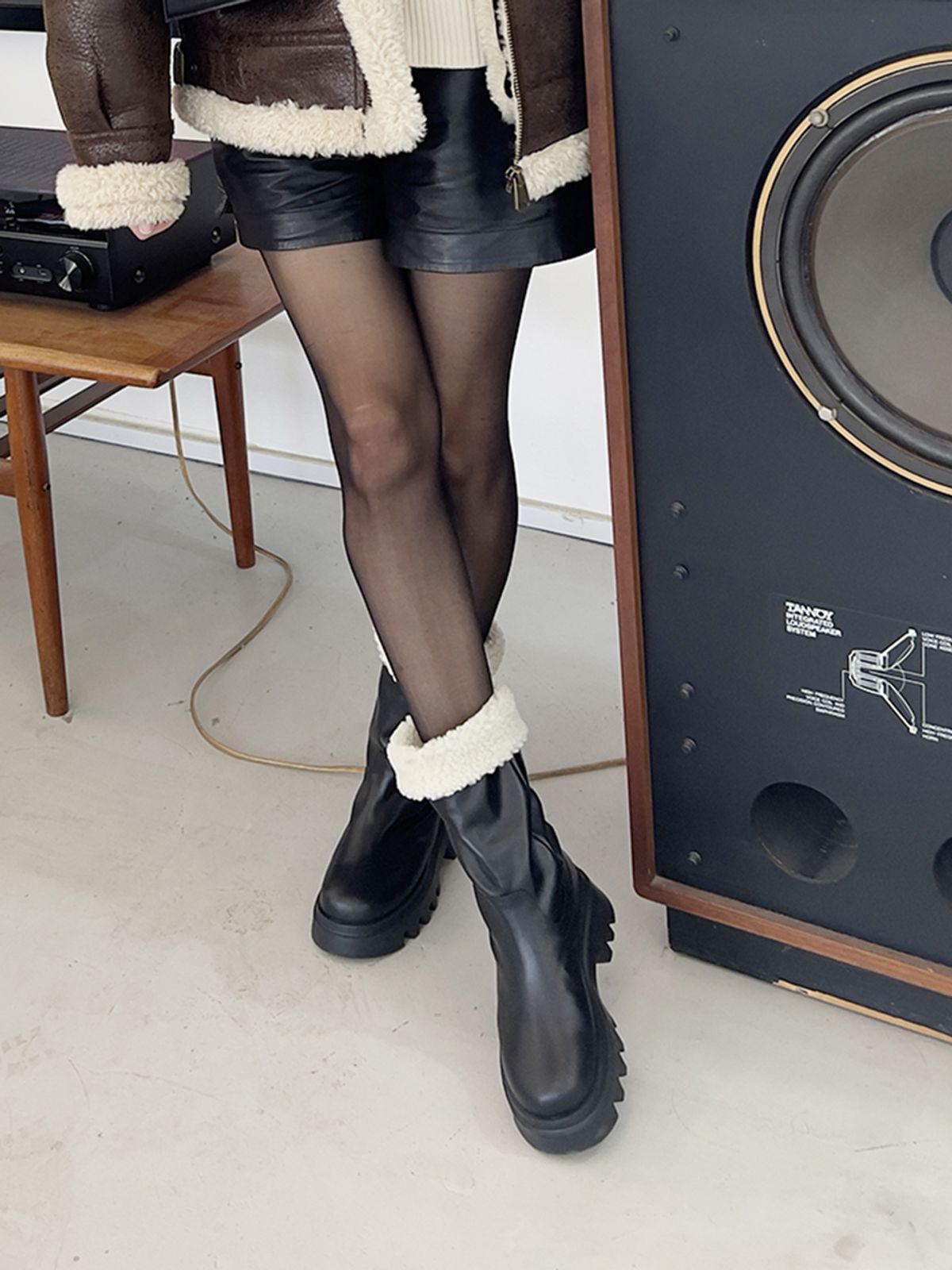 블랑수블랑(BLANC SUR BLANC) 티에리 부츠