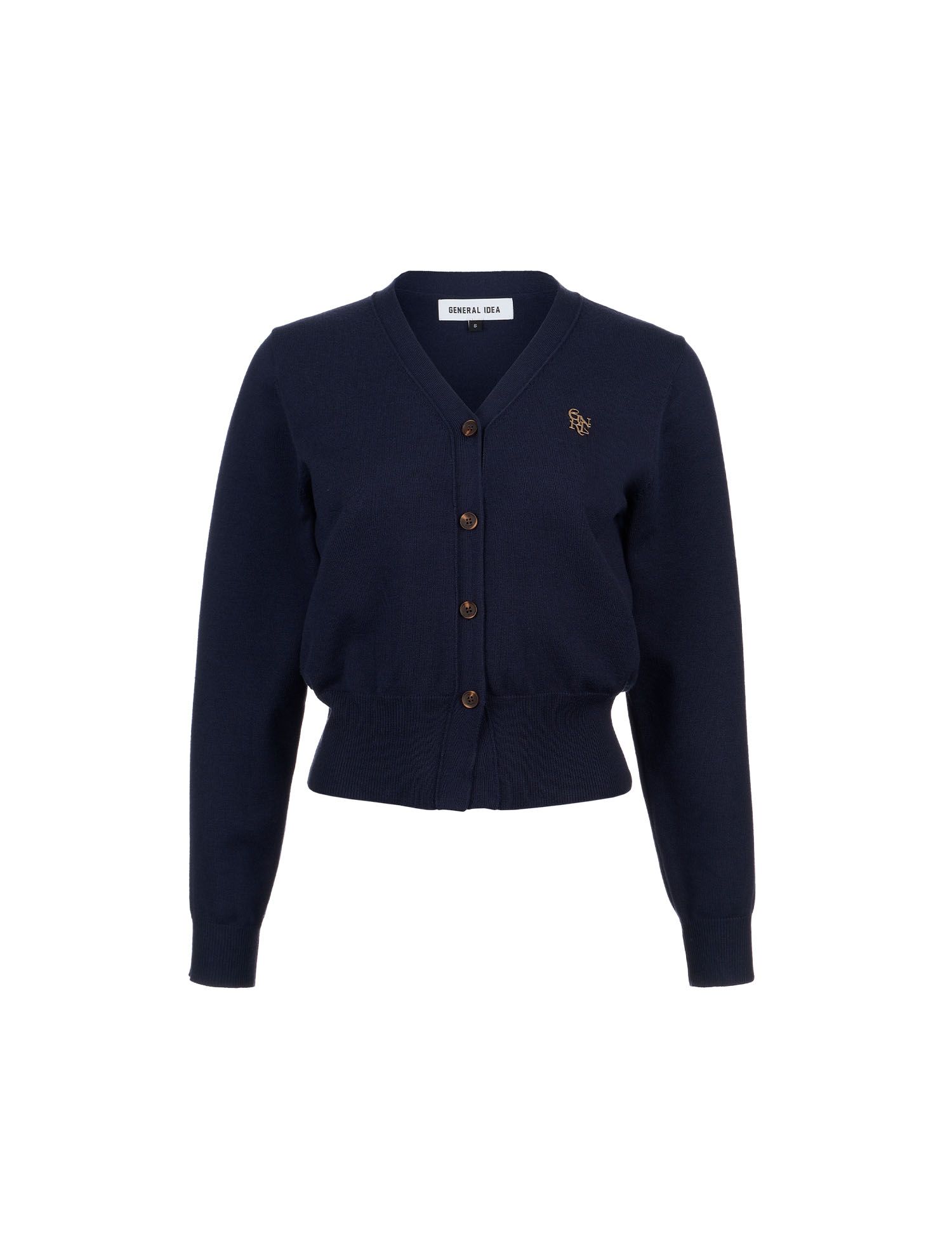 MUSINSA公式 | GENERAL IDEA GNRL エッセンシャルカーディガン [NAVY 