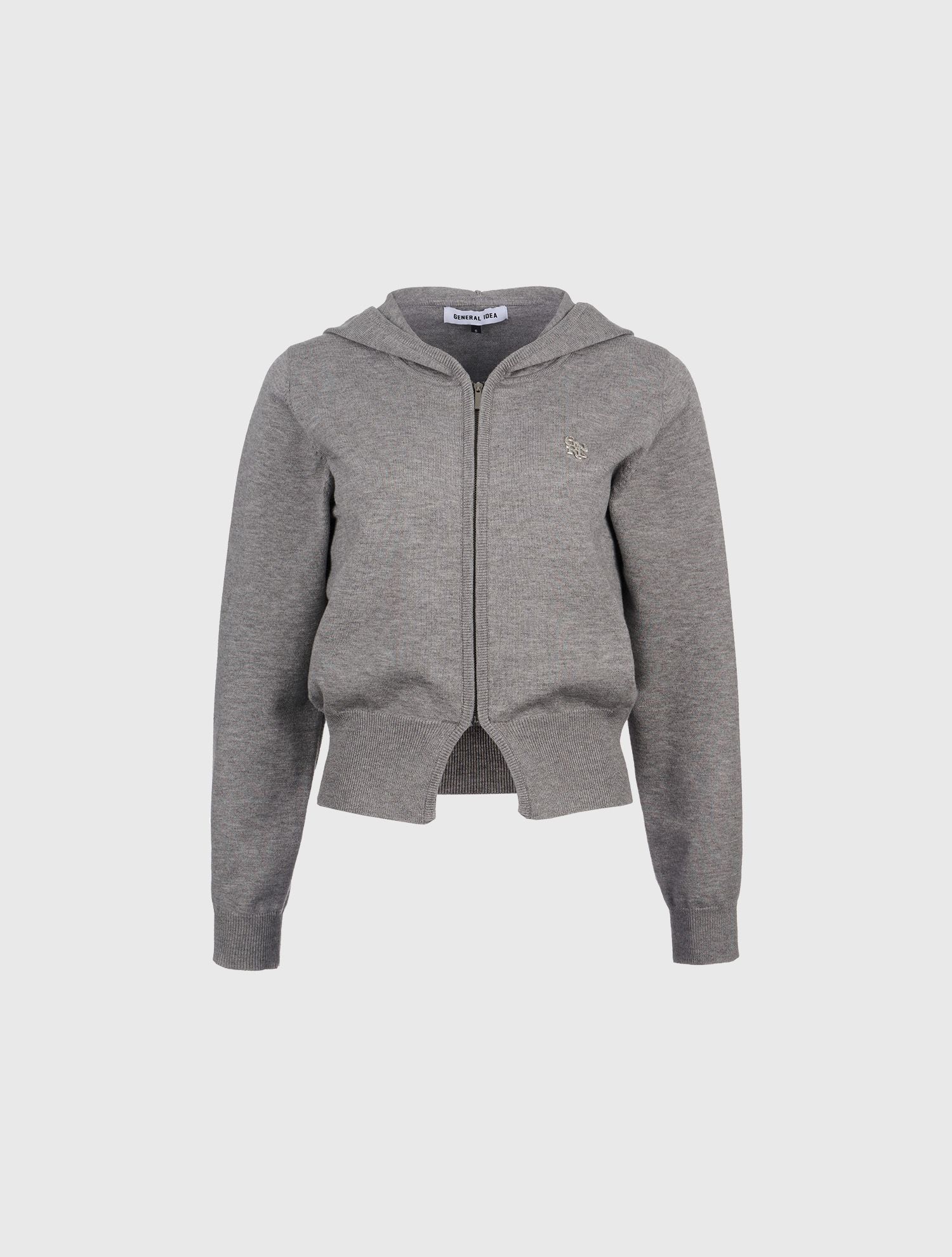 MUSINSA公式 | GENERAL IDEA GNRL Essential Hood Zip-up [GREY