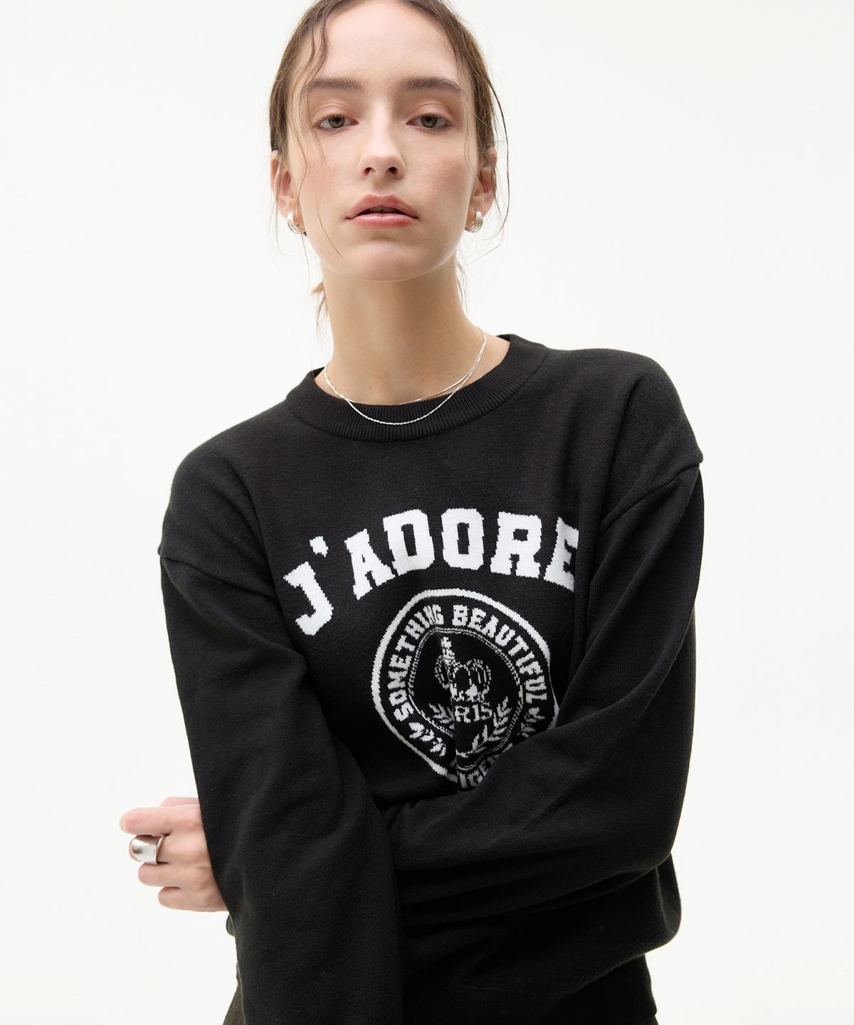 라티젠(LARTIGENT) LK PARIS KNIT(BLACK)
