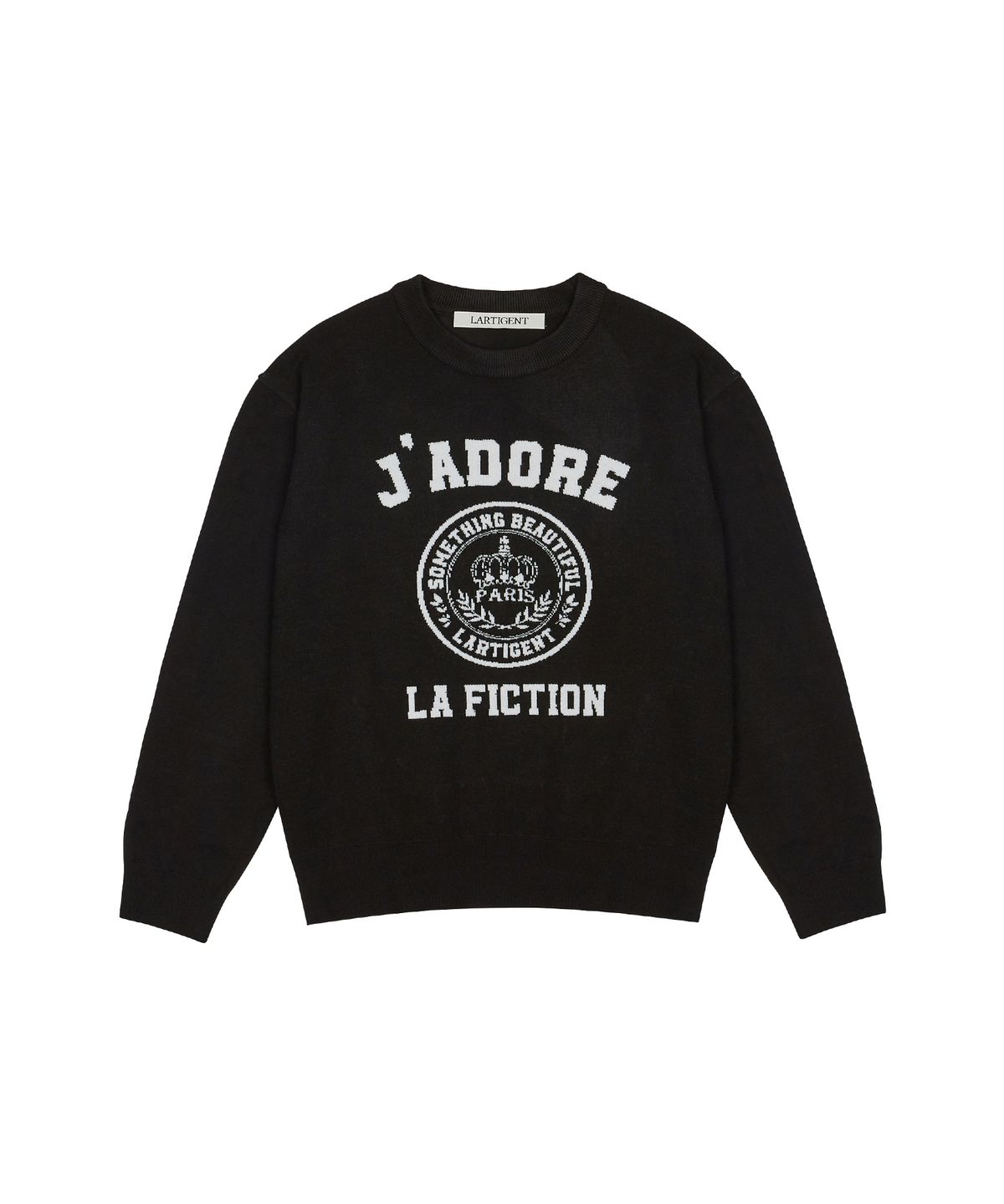 라티젠(LARTIGENT) LK PARIS KNIT(BLACK)