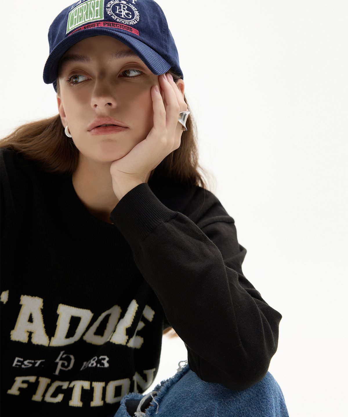 라티젠(LARTIGENT) LR JADORE KNIT(BLACK)