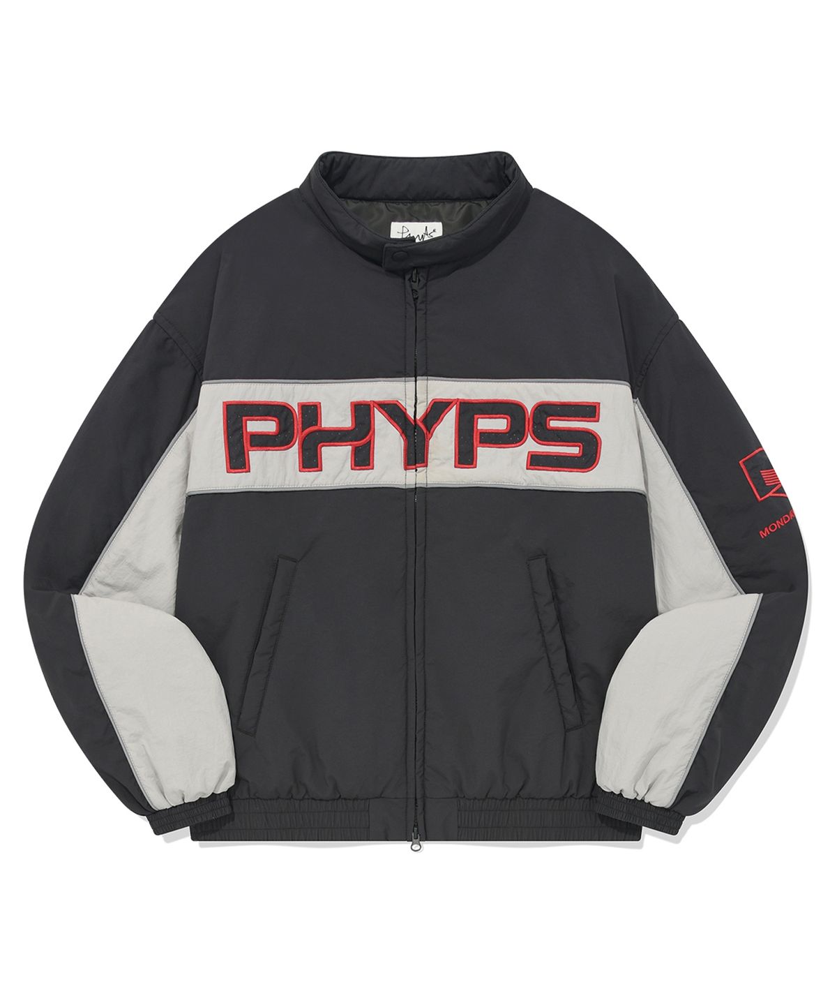 피지컬 디파트먼트(PHYSICAL DEPARTMENT) 챌린저 레이서 자켓_차콜