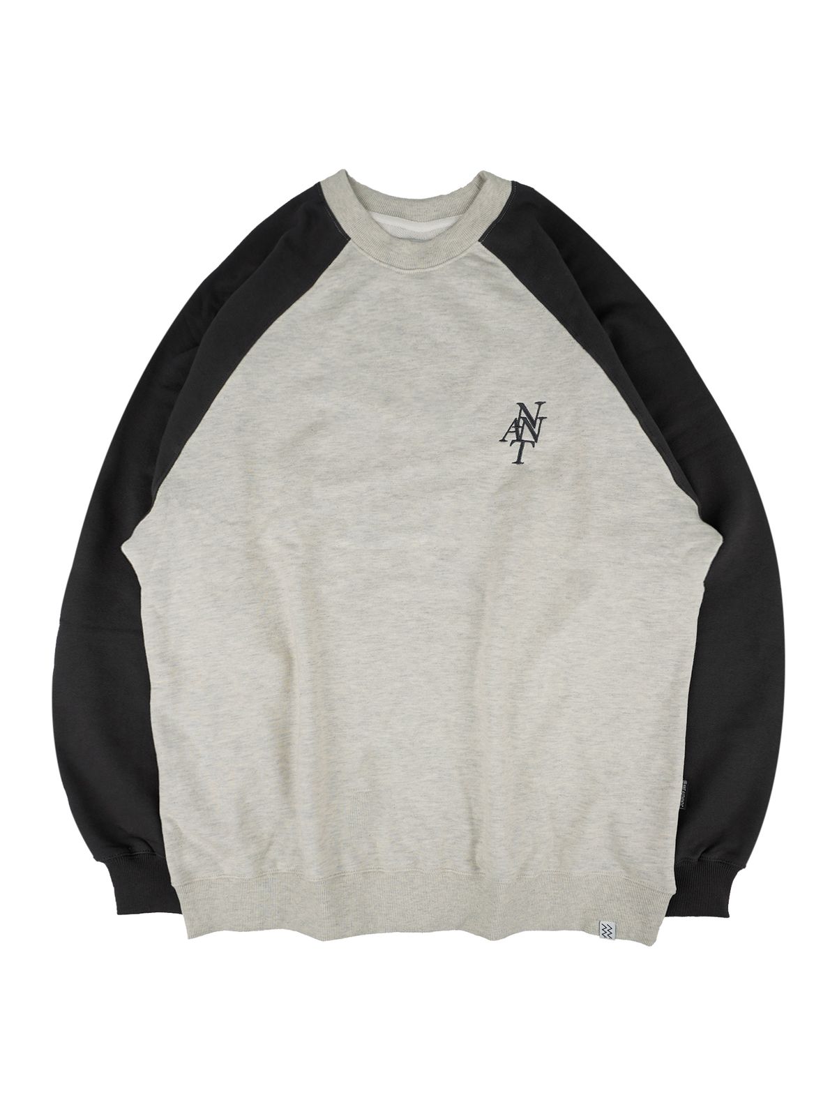네네츠 어센틱(NENETS AUTHENTIC) OVERFIT NNTA RAGLAN SWEATSHIRTS (darkgrey)