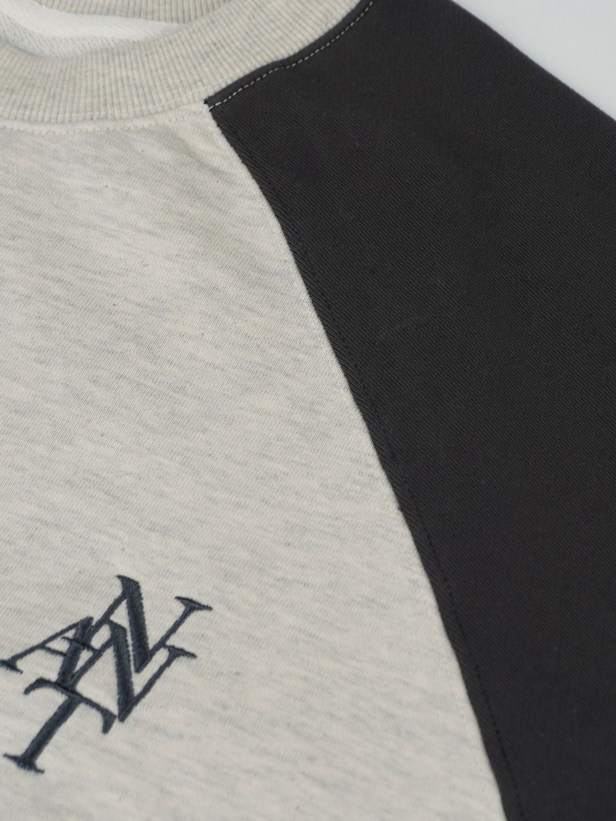 네네츠 어센틱(NENETS AUTHENTIC) OVERFIT NNTA RAGLAN SWEATSHIRTS (darkgrey)