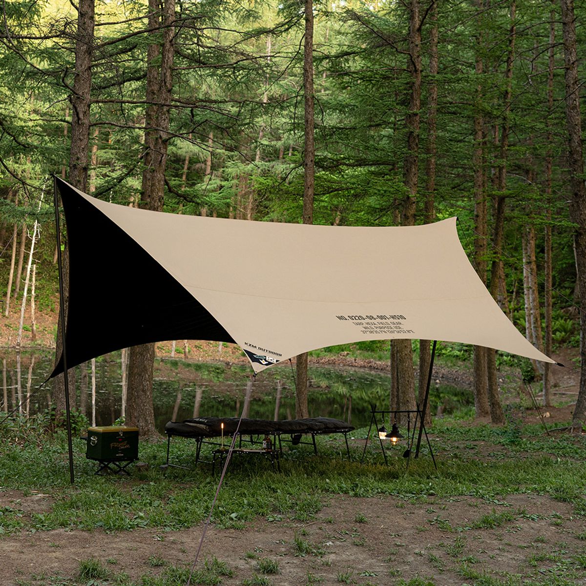케이지엠 아웃도어(KZM OUTDOOR) 와일드 필드 헥사 타프 K221T3T20