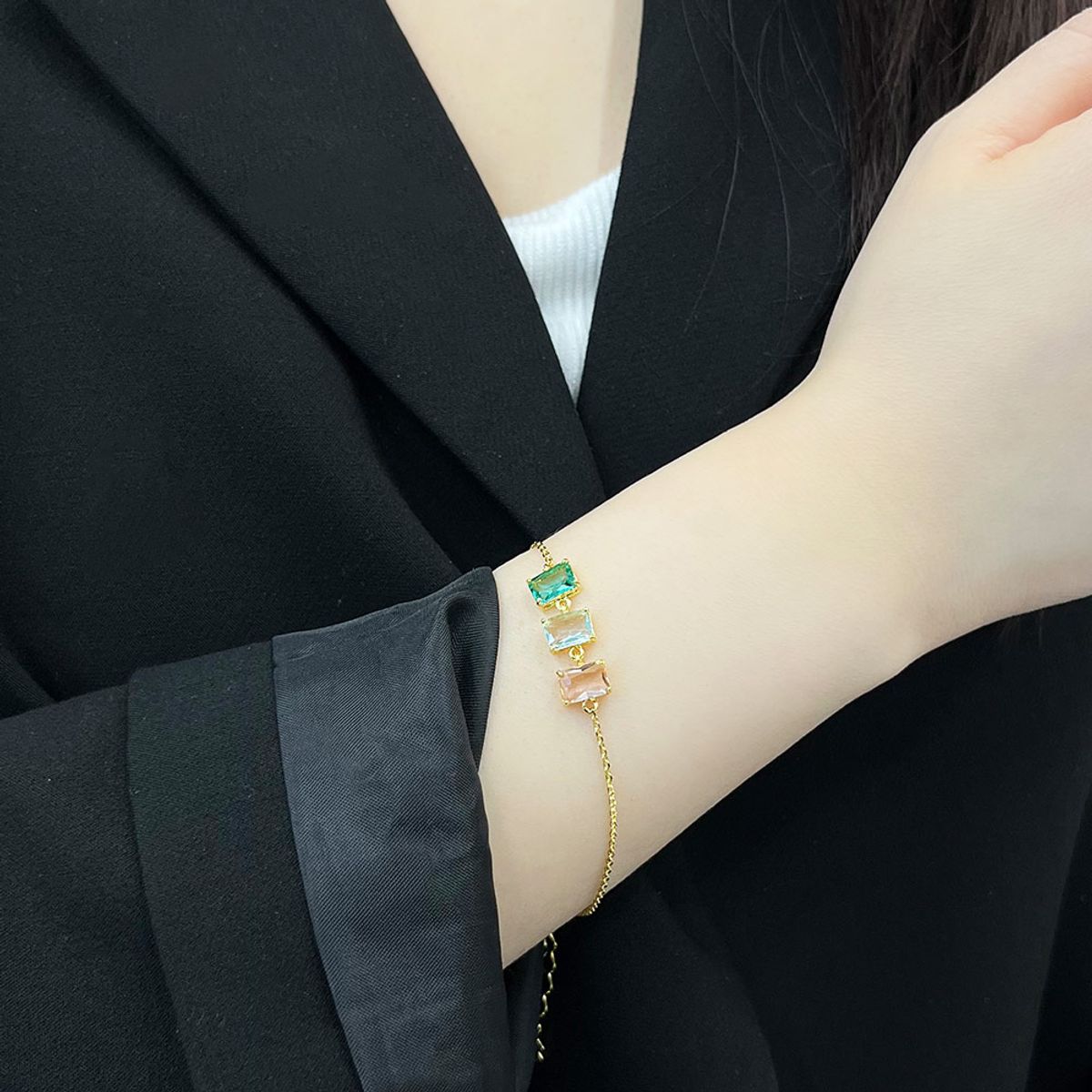 디유아모르(DIEUAMOUR) 다미에 팔찌 3color