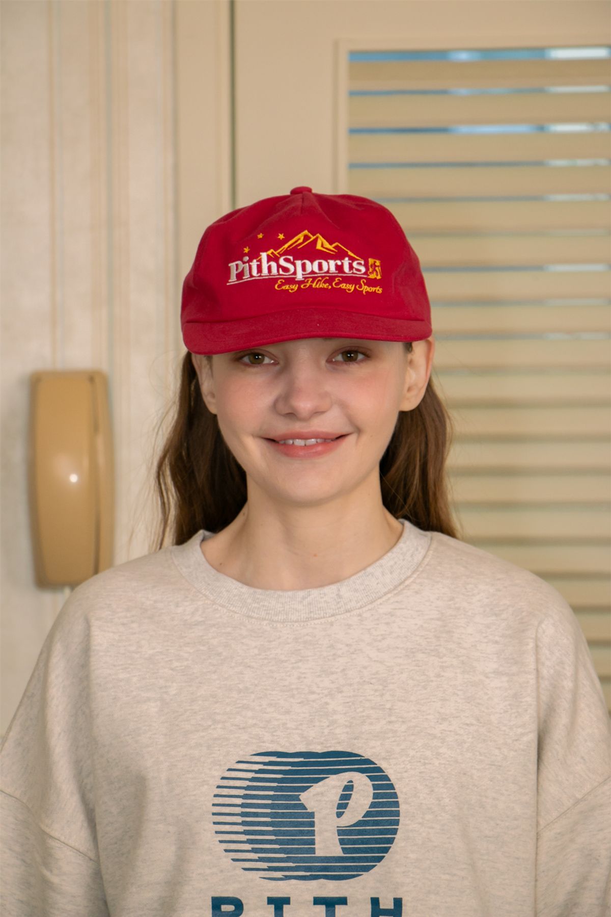 피스스포츠(PITHSPORTS) E.H.E.S Washing Cap (vintage Red)