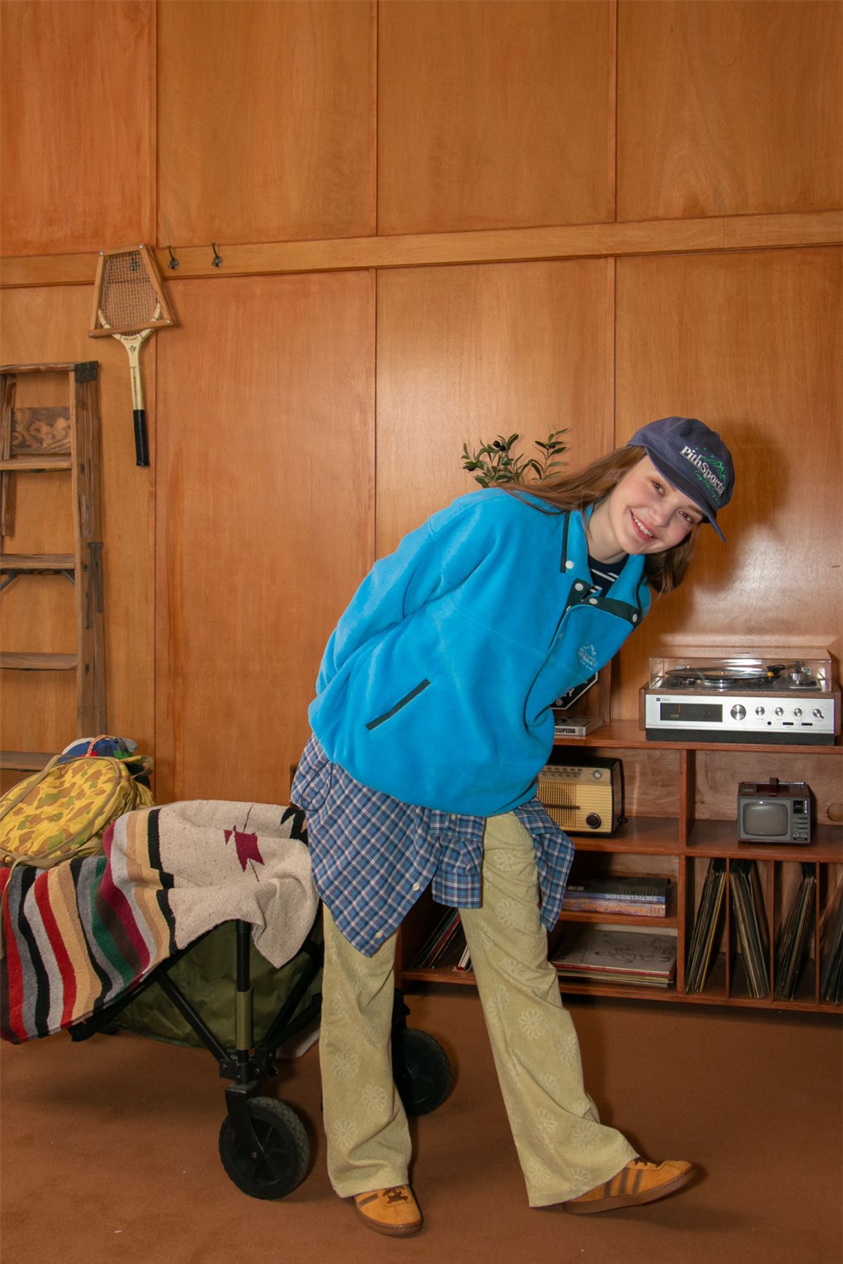 피스스포츠(PITHSPORTS) E.H.E.S Snap Fleece (Blue)