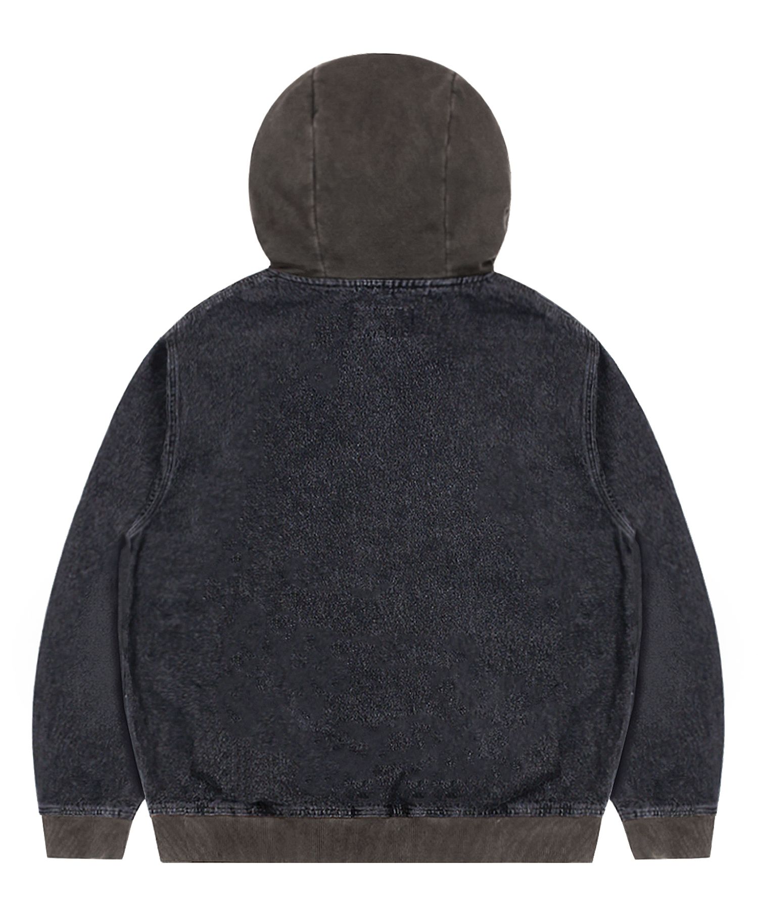 MUSINSA | XTONZ XTT061 Vintage Washing Star Denim Hooded Zip