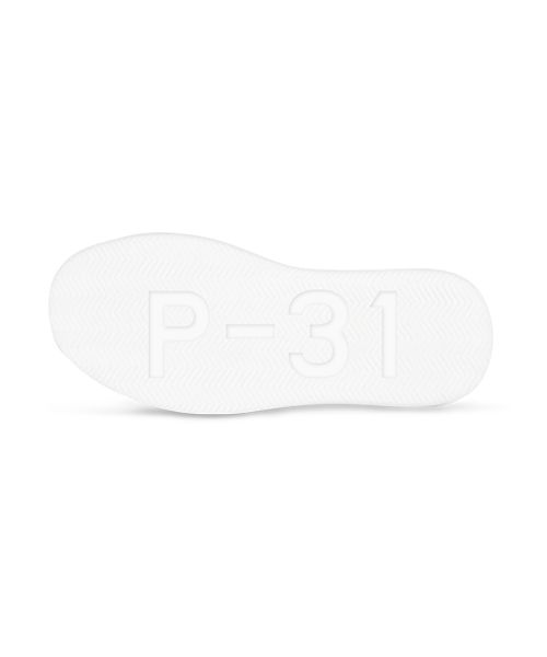 MUSINSA公式 | P-31 Oversole Black Label 7cm Sneakers - White