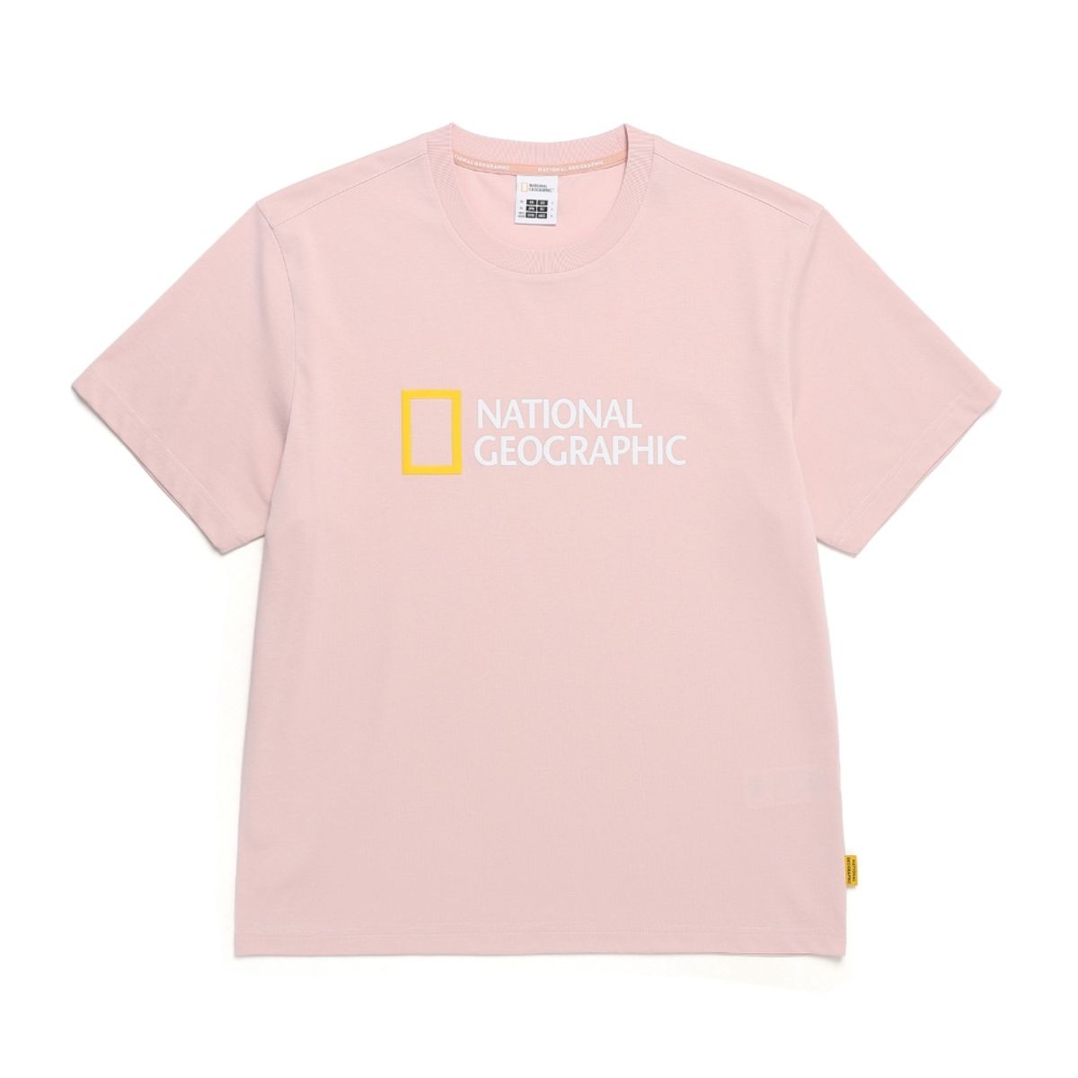 내셔널지오그래픽(NATIONALGEOGRAPHIC) N255UTS920 네오디 빅로고 반팔 티셔츠 INDIAN PINK