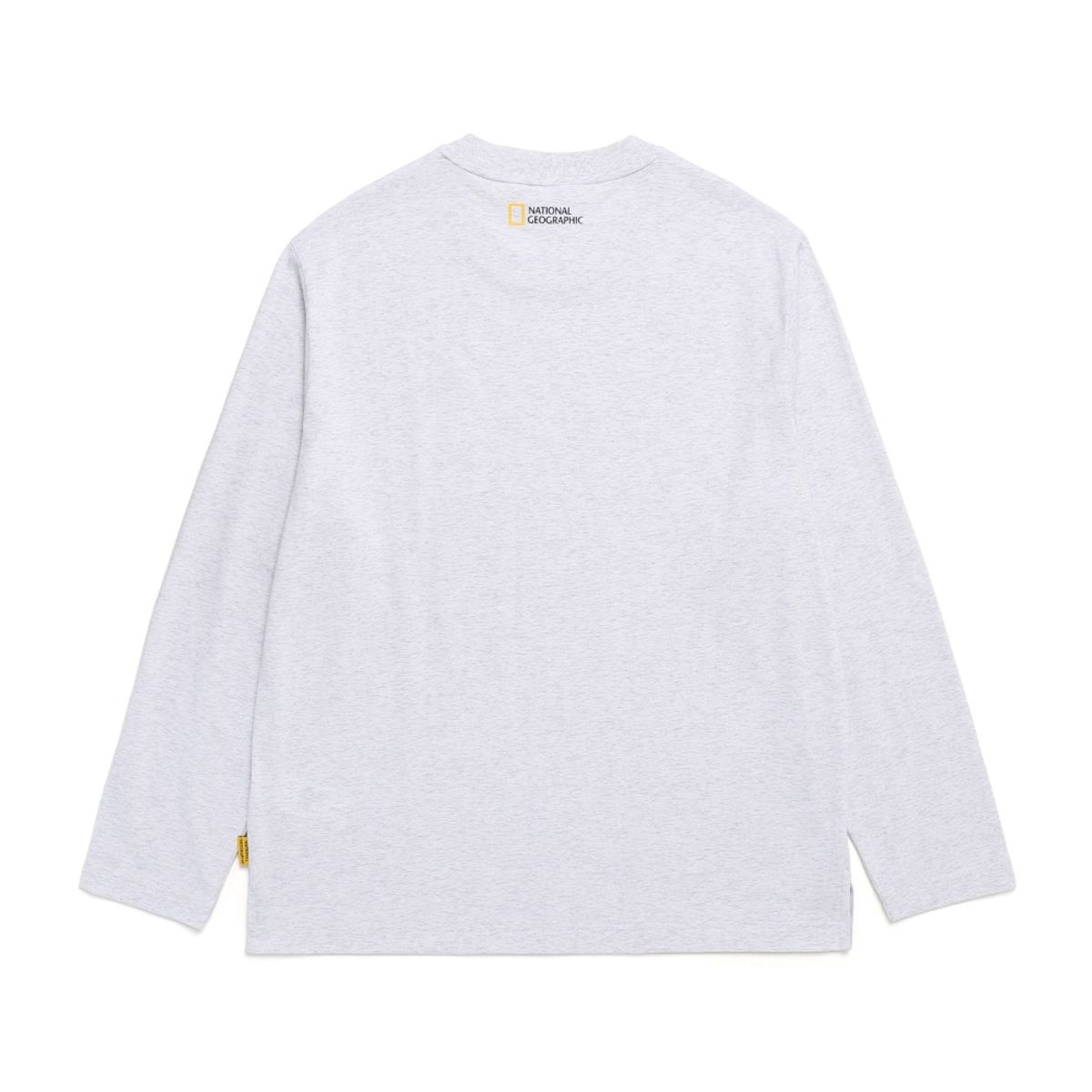 내셔널지오그래픽(NATIONALGEOGRAPHIC) N241UTS910 스몰 로고 긴팔 티셔츠 M IVORY