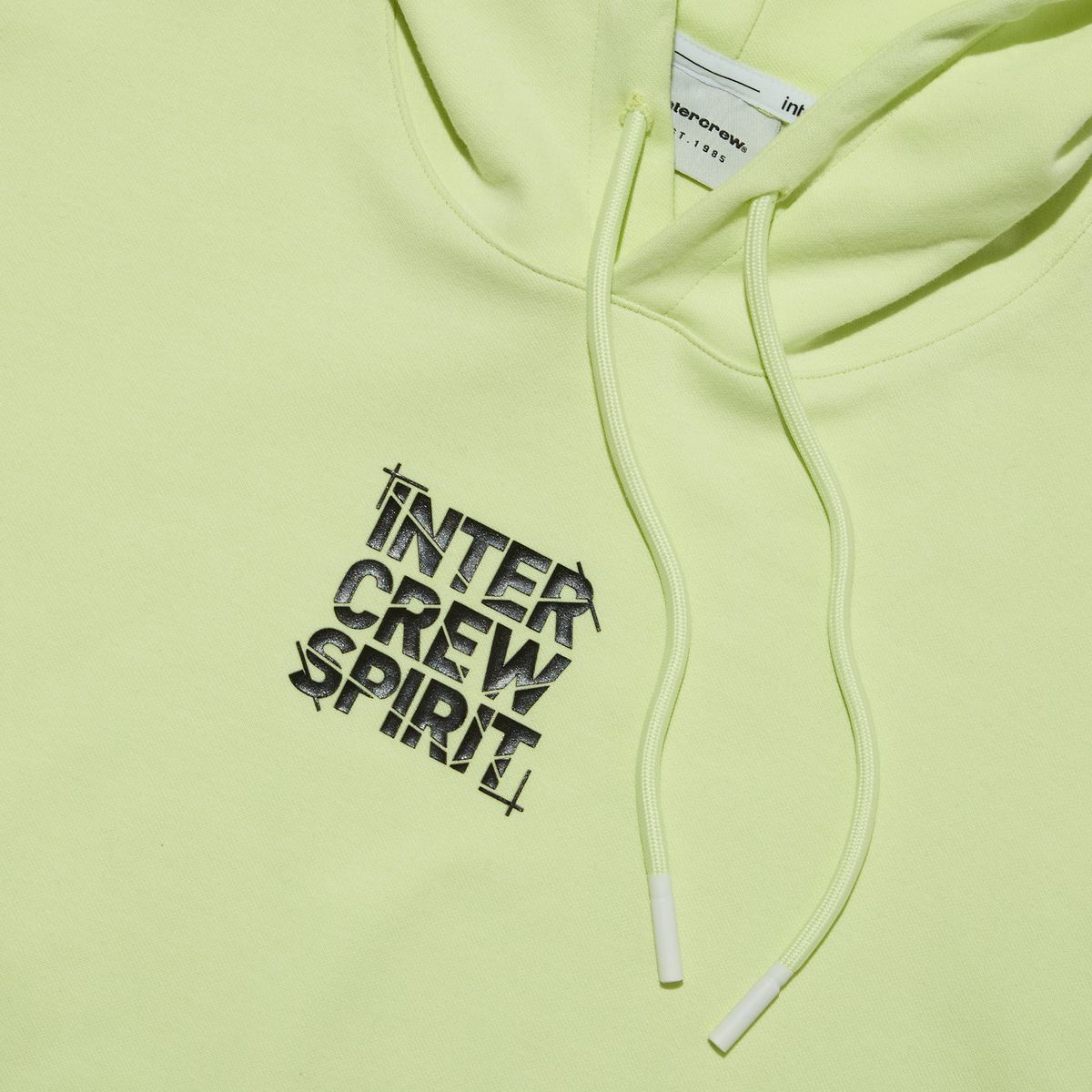 인터크루(INTERCREW) [24SS] 원포인트 후드 풀오버 L그린 ITY1TH02ALY