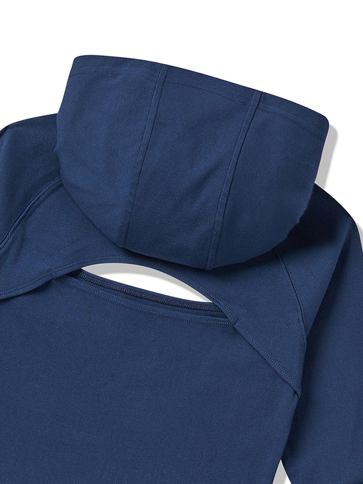 엔와이엑스엑스(NYXX) MIDDLE SLIT HOOD LONG SLEEVE NAVY