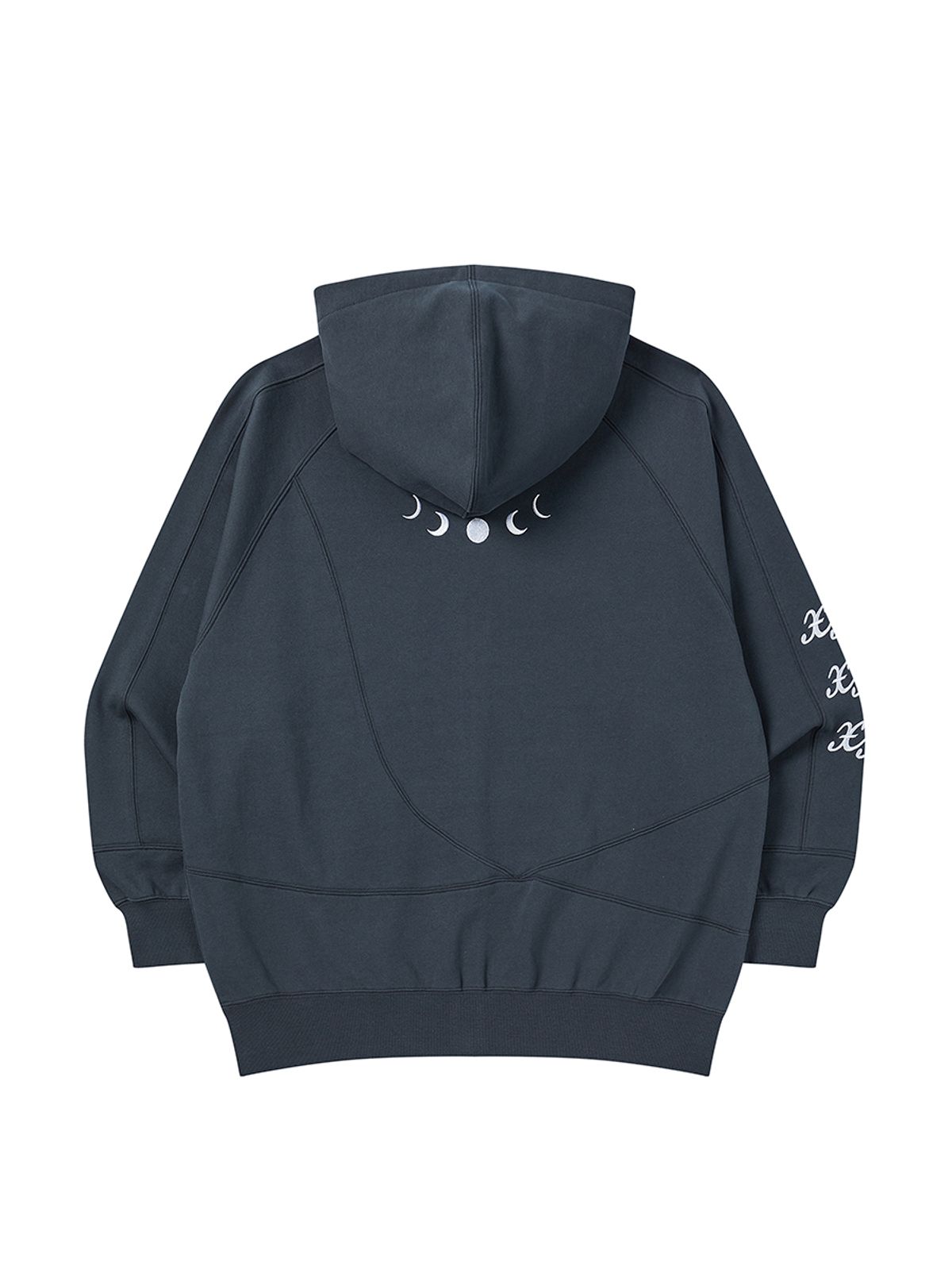 엔와이엑스엑스(NYXX) NYX FLOW HOOD ZIP-UP CHARCOAL
