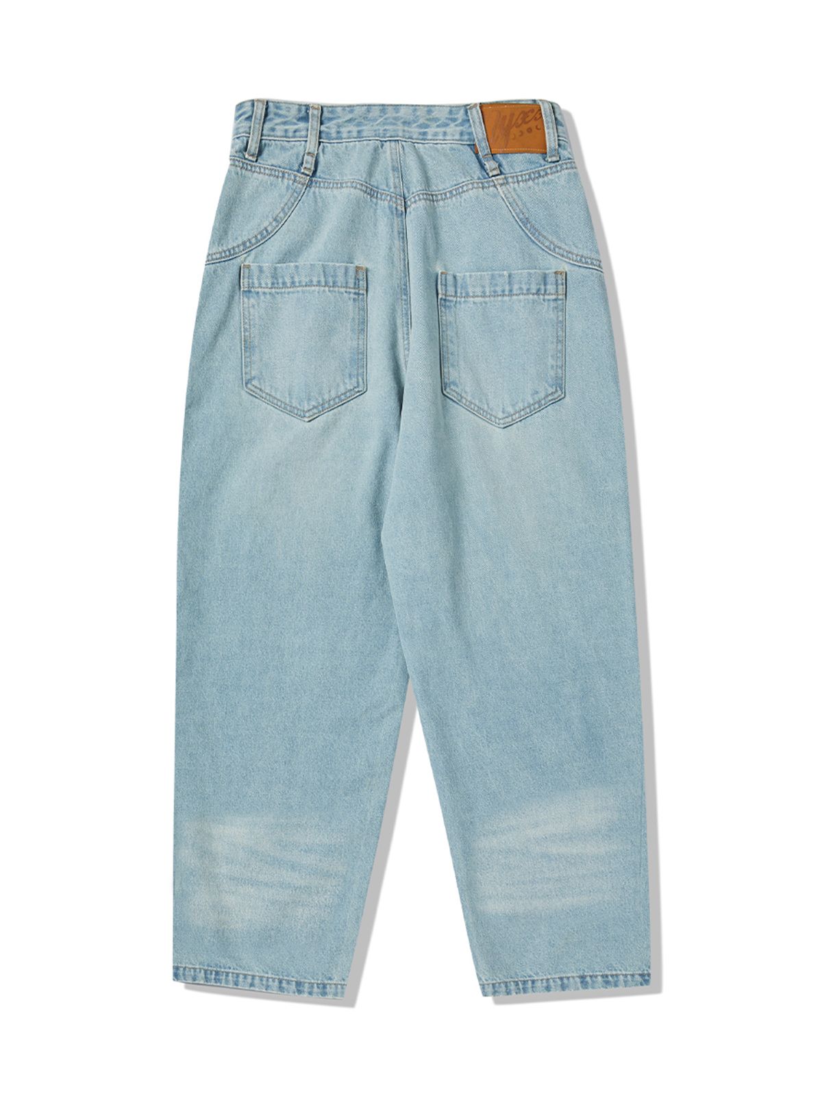 엔와이엑스엑스(NYXX) CAT WASHED DENIM PANTS LIGHT BLUE