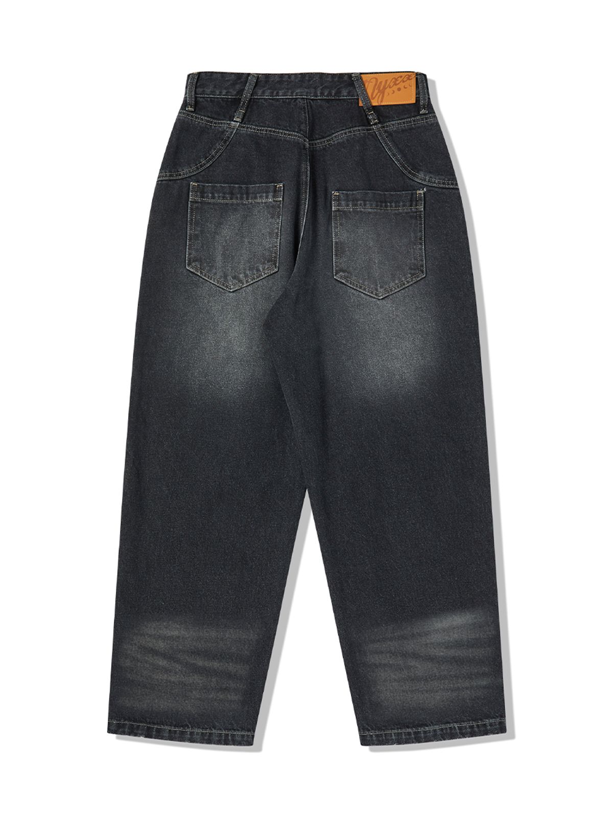 엔와이엑스엑스(NYXX) CAT WASHED DENIM PANTS BLACK WASHED