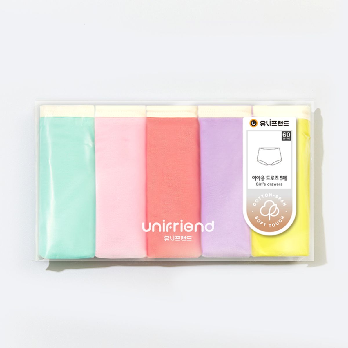 유니프랜드(UNIFRIEND) 2024여아 해피 드로즈(5매입)