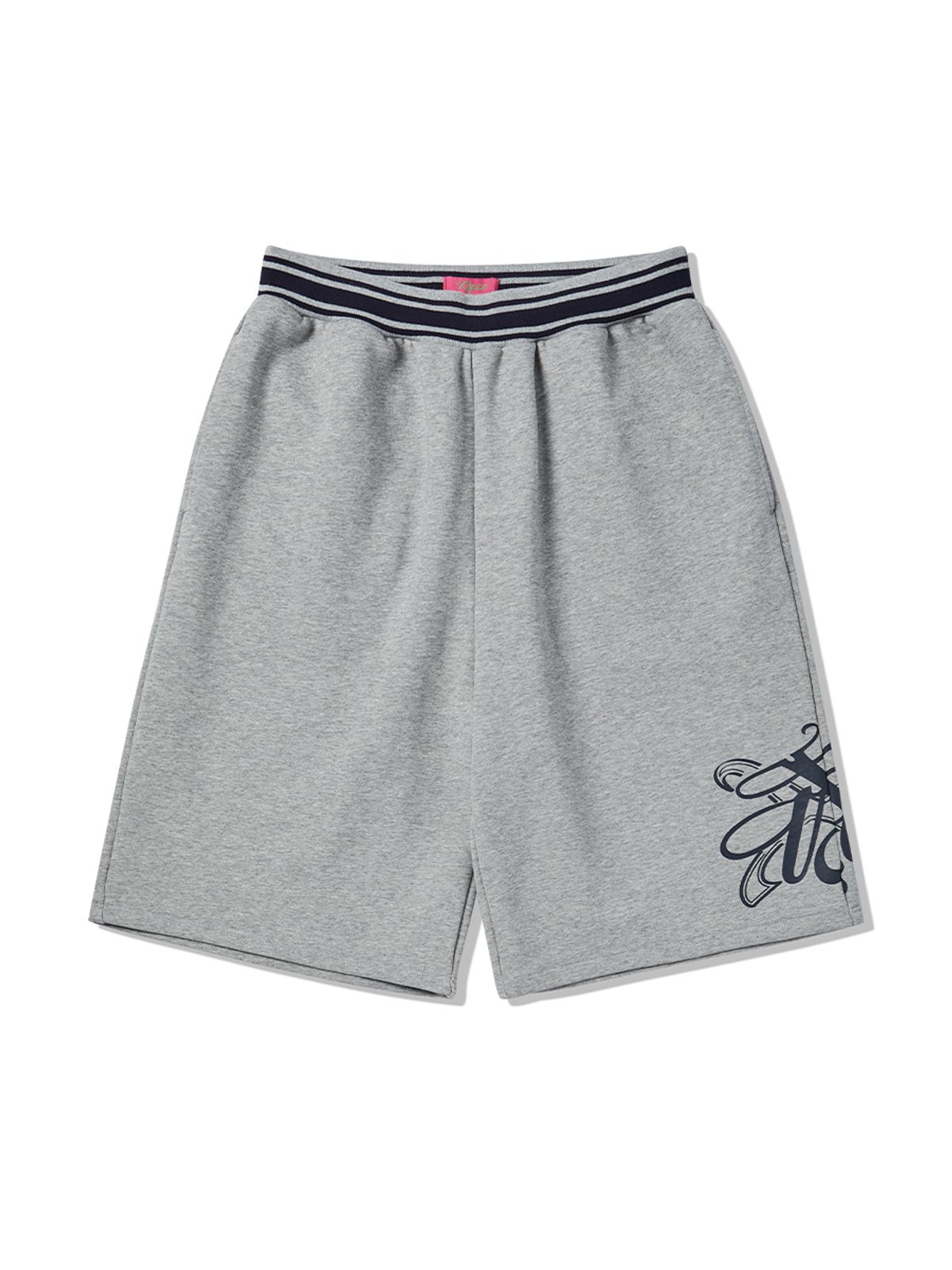 엔와이엑스엑스(NYXX) EMBLEM HALF PANTS GRAY