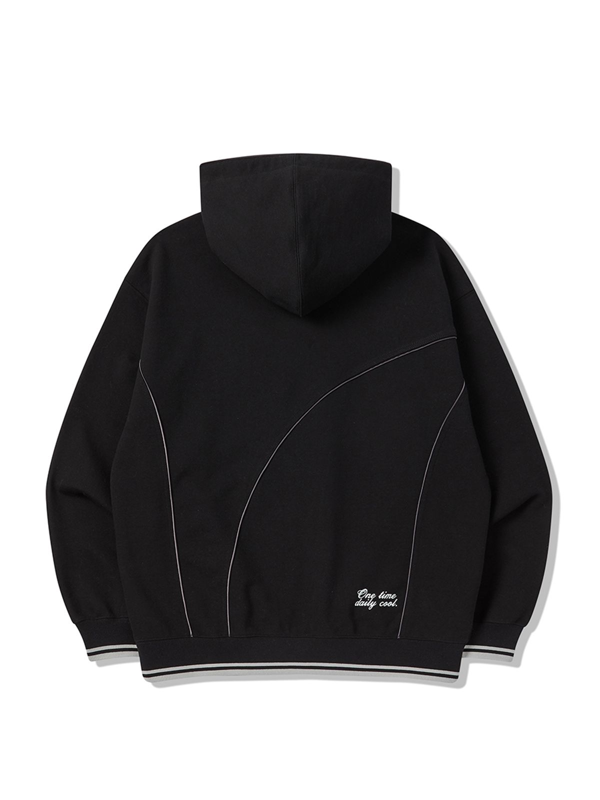 엔와이엑스엑스(NYXX) EMBLEM LINING HOODIE BLACK