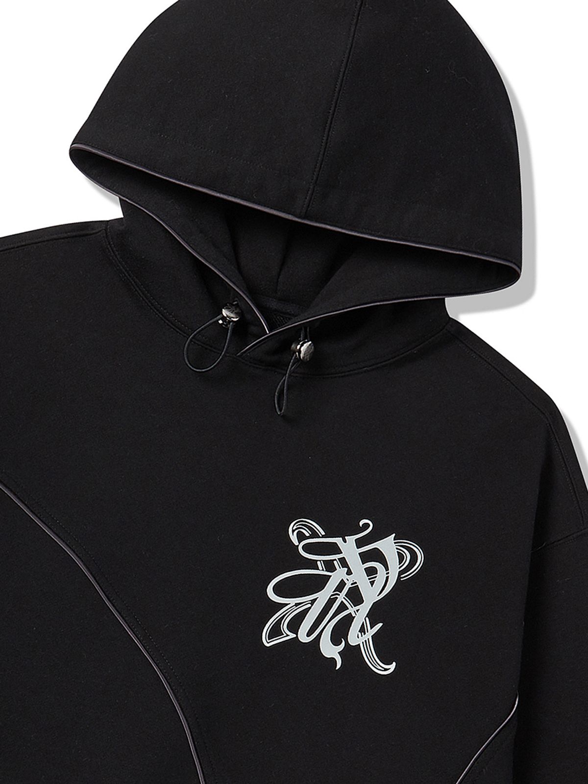 엔와이엑스엑스(NYXX) EMBLEM LINING HOODIE BLACK