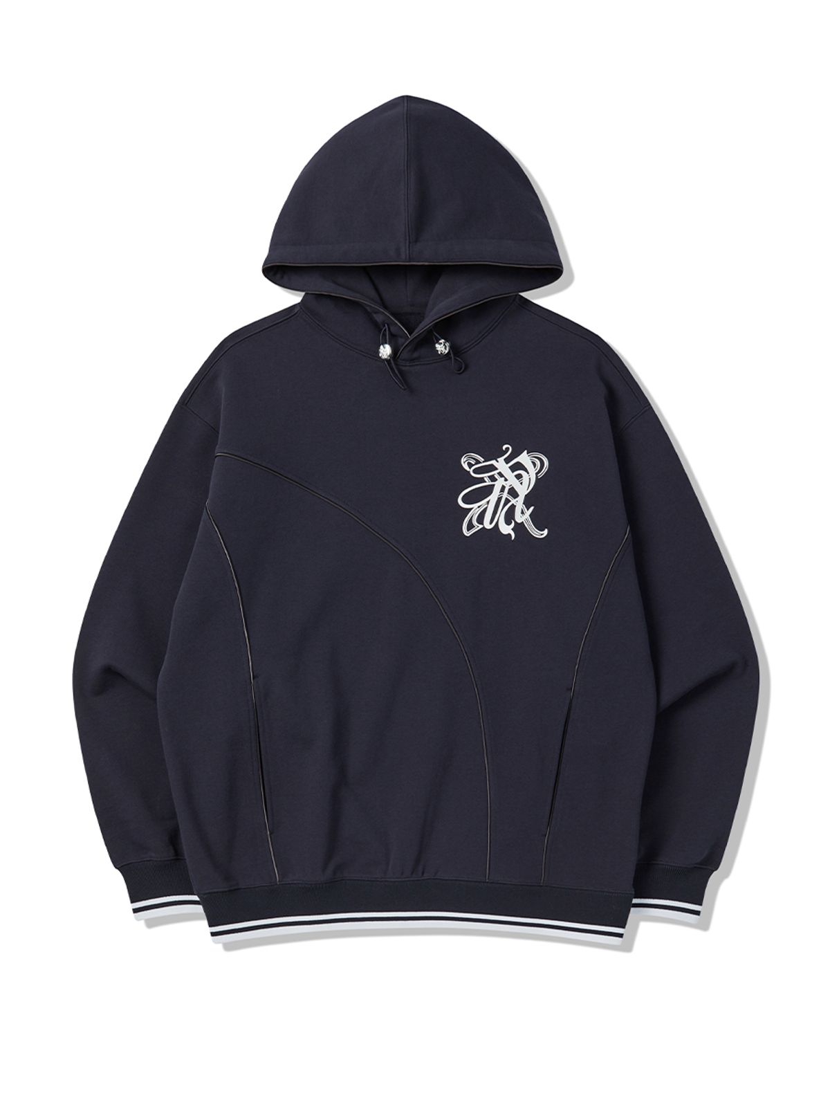 엔와이엑스엑스(NYXX) EMBLEM LINING HOODIE NAVY