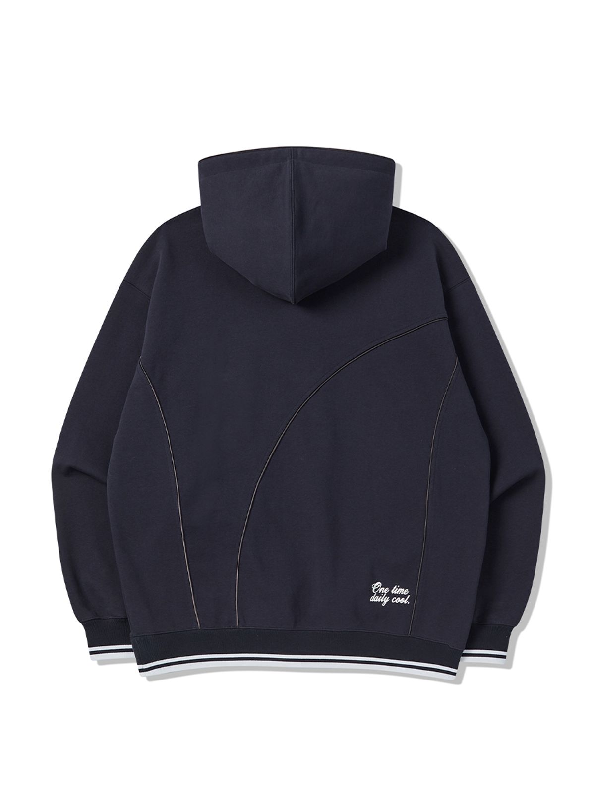 엔와이엑스엑스(NYXX) EMBLEM LINING HOODIE NAVY
