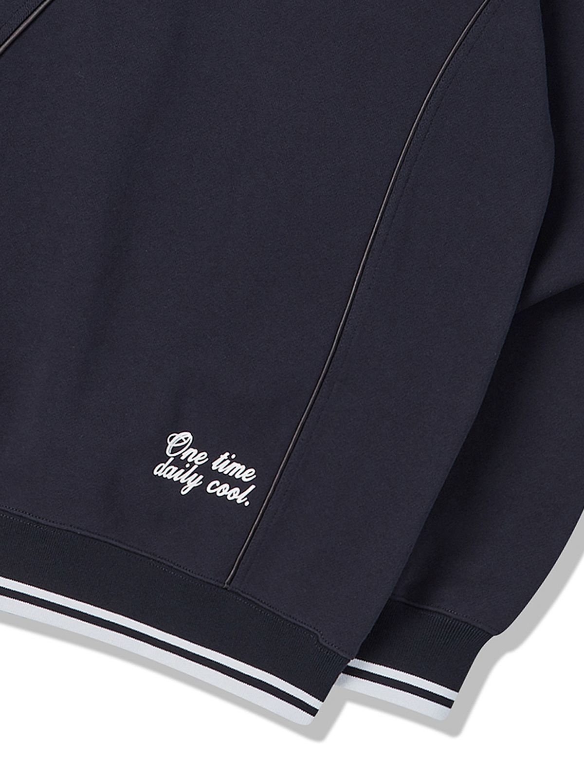 엔와이엑스엑스(NYXX) EMBLEM LINING HOODIE NAVY