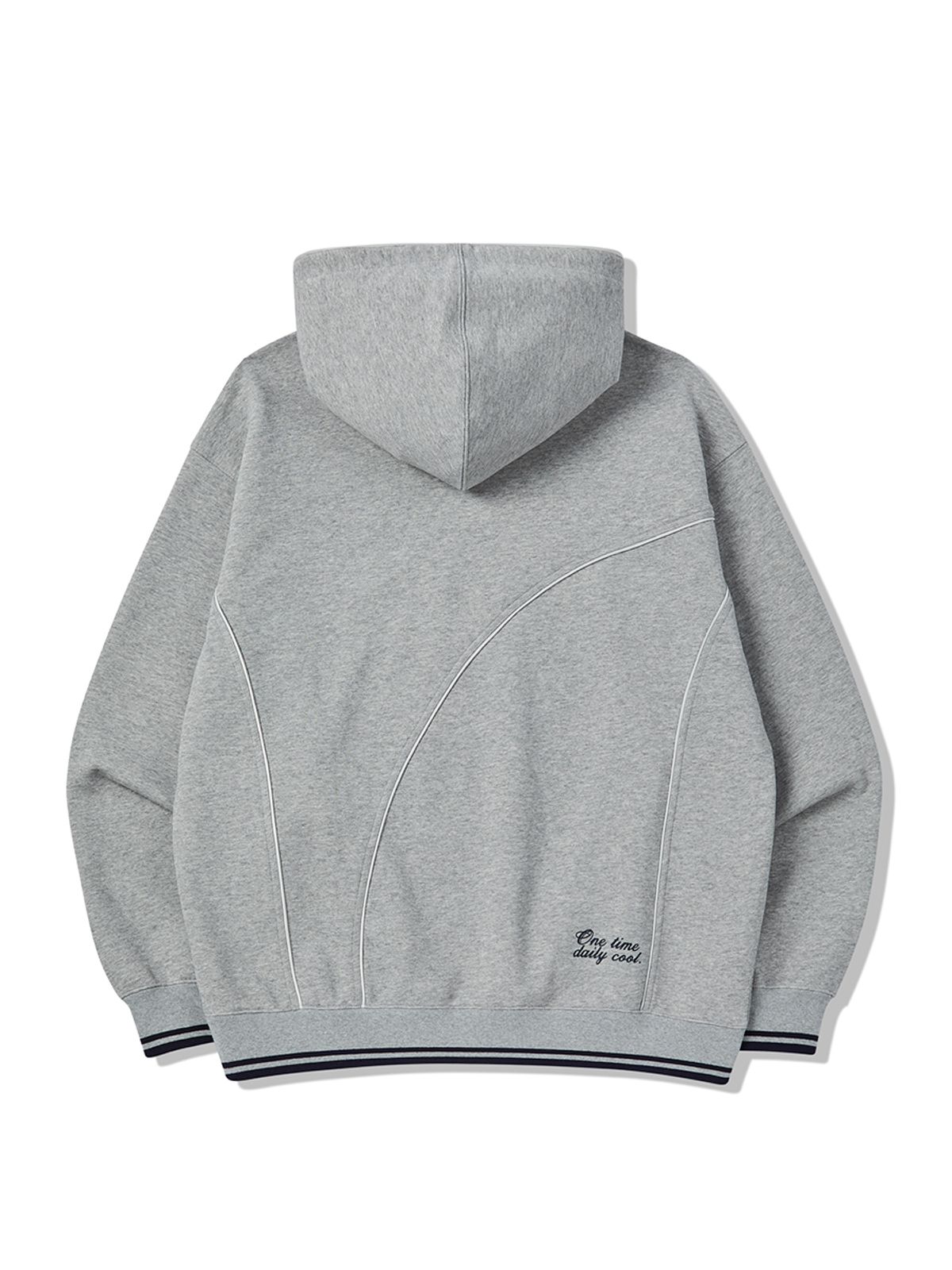 엔와이엑스엑스(NYXX) EMBLEM LINING HOODIE GRAY
